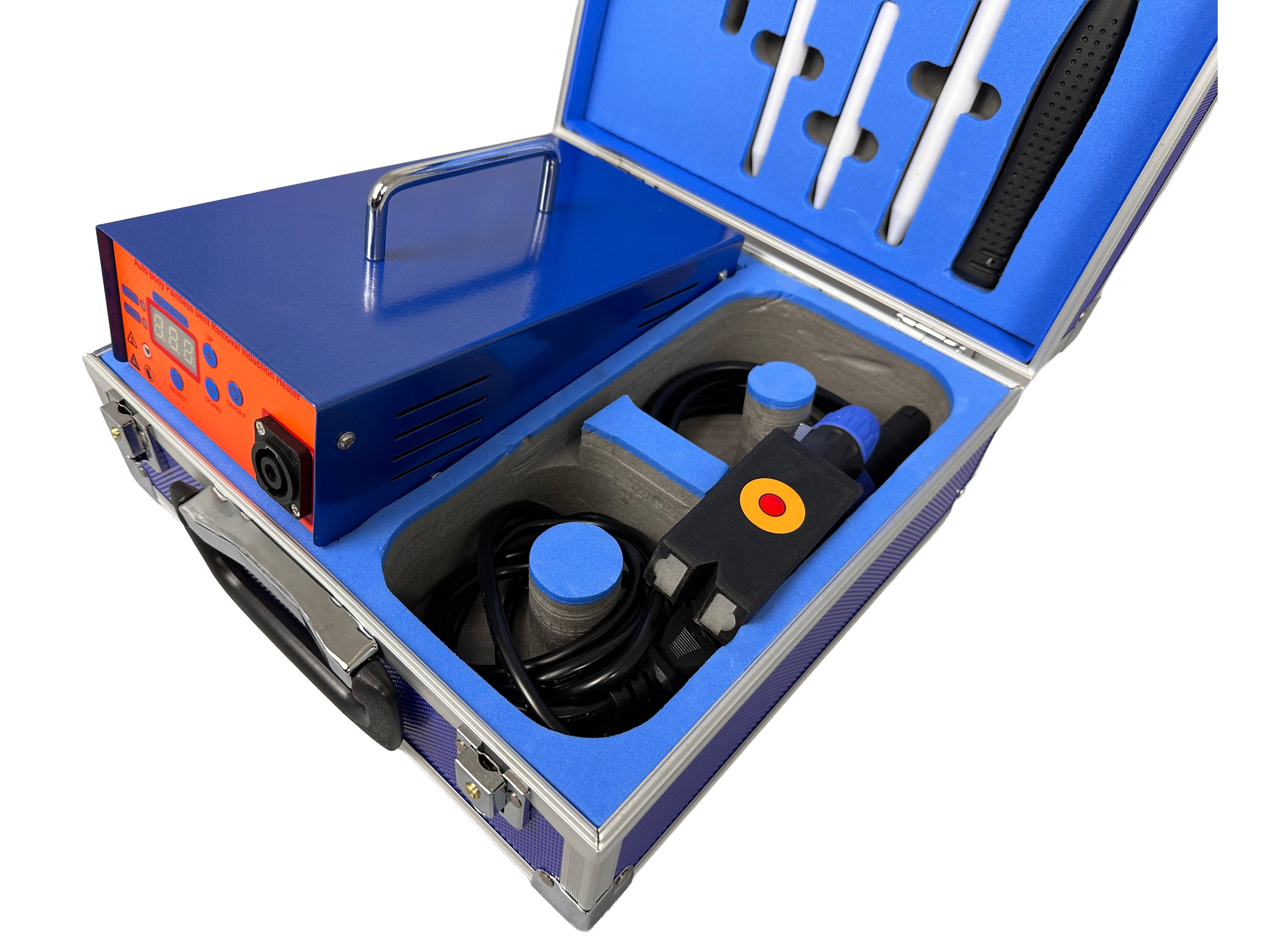 Set a induzione per la rimozione e riparazione ammaccature carrozzeria auto PDR, set 10 pezzi Gebo Tools