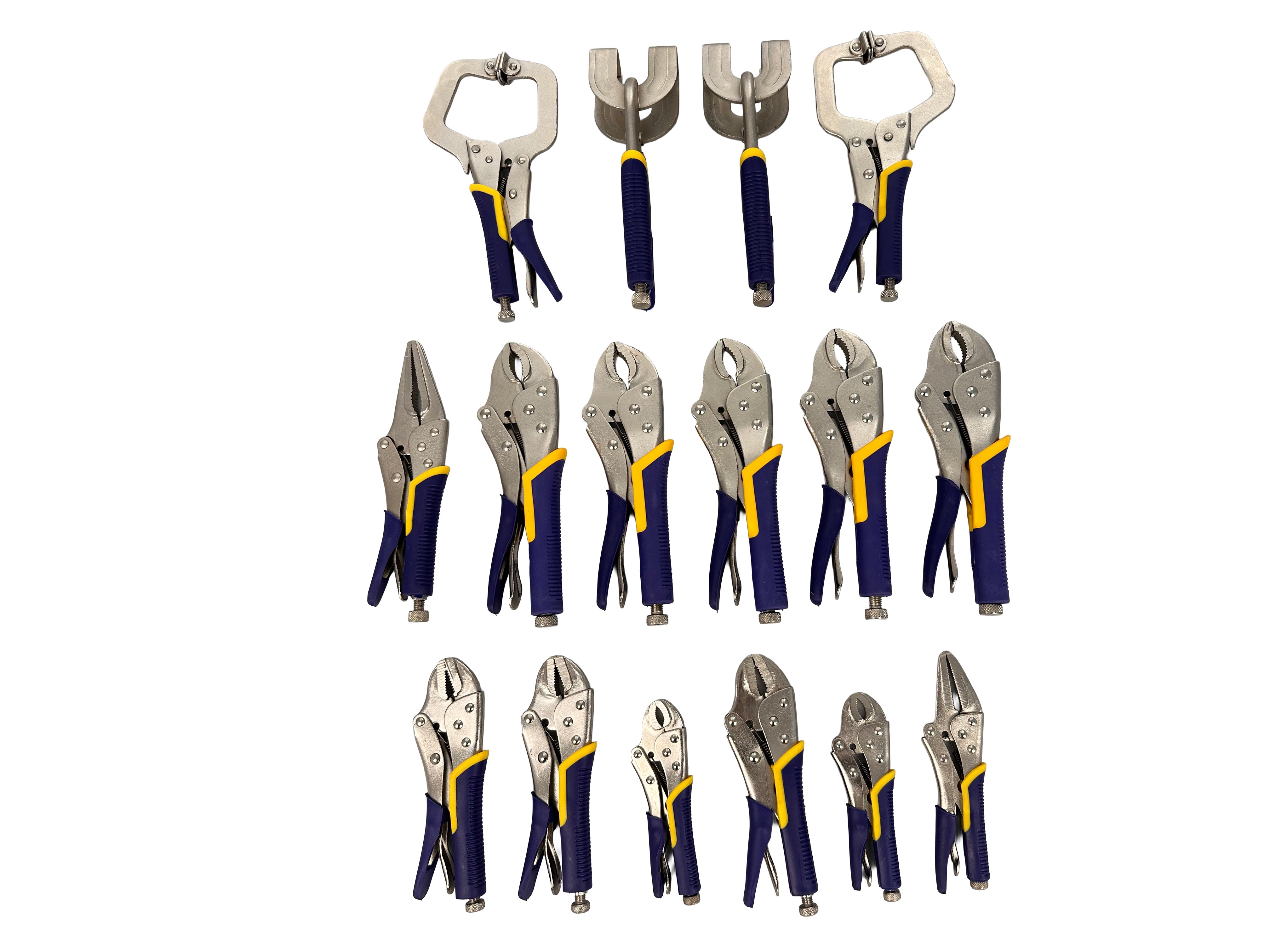 Set di pinze autobloccanti 16 p.zi, set di pinze di bloccaggio, Gebo Tools