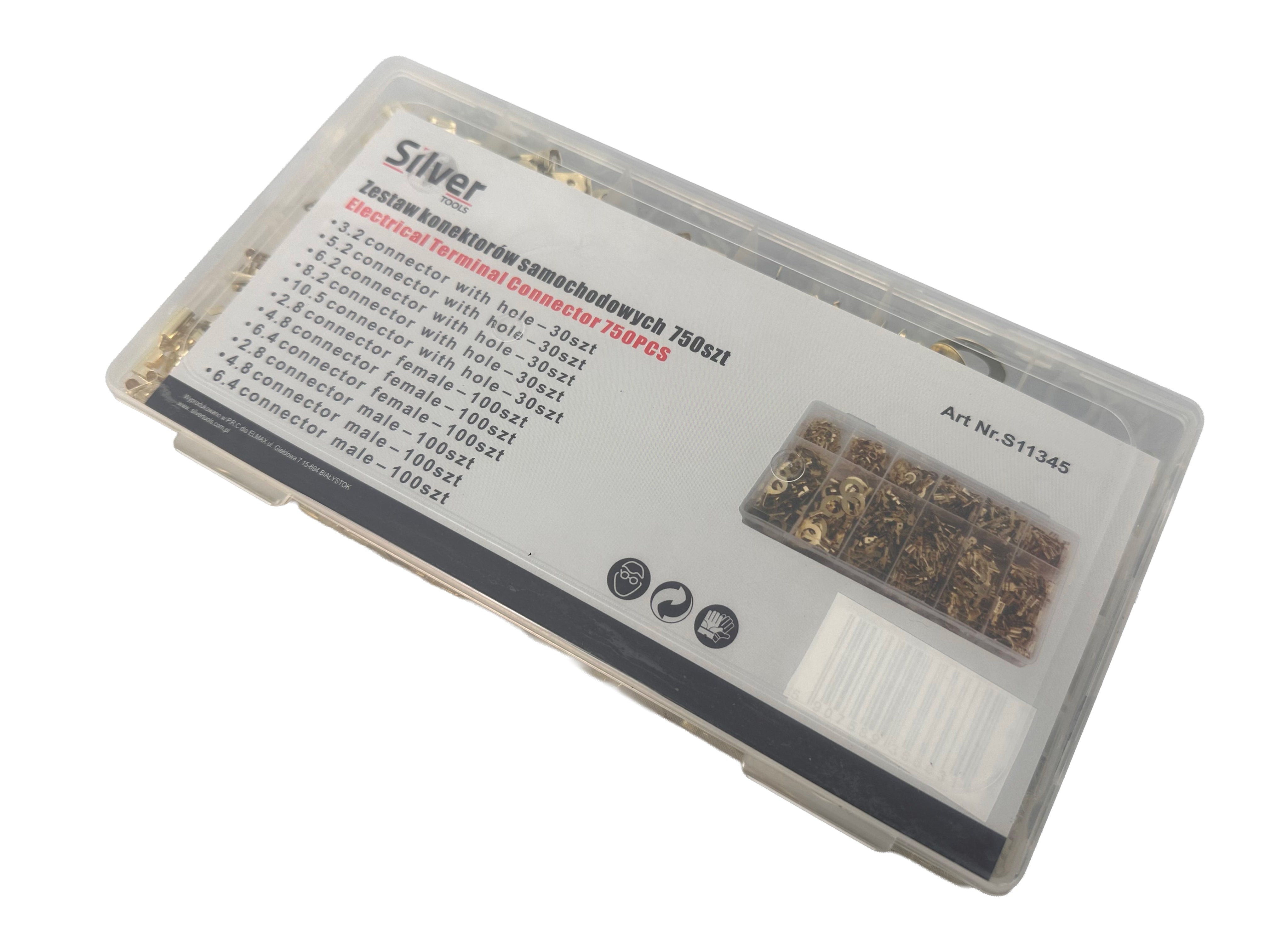 Set di connettori per cavi elettrici per automobili, connettori per cavi elettrici per automobili, terminali, 750 pezzi Gebo Tools