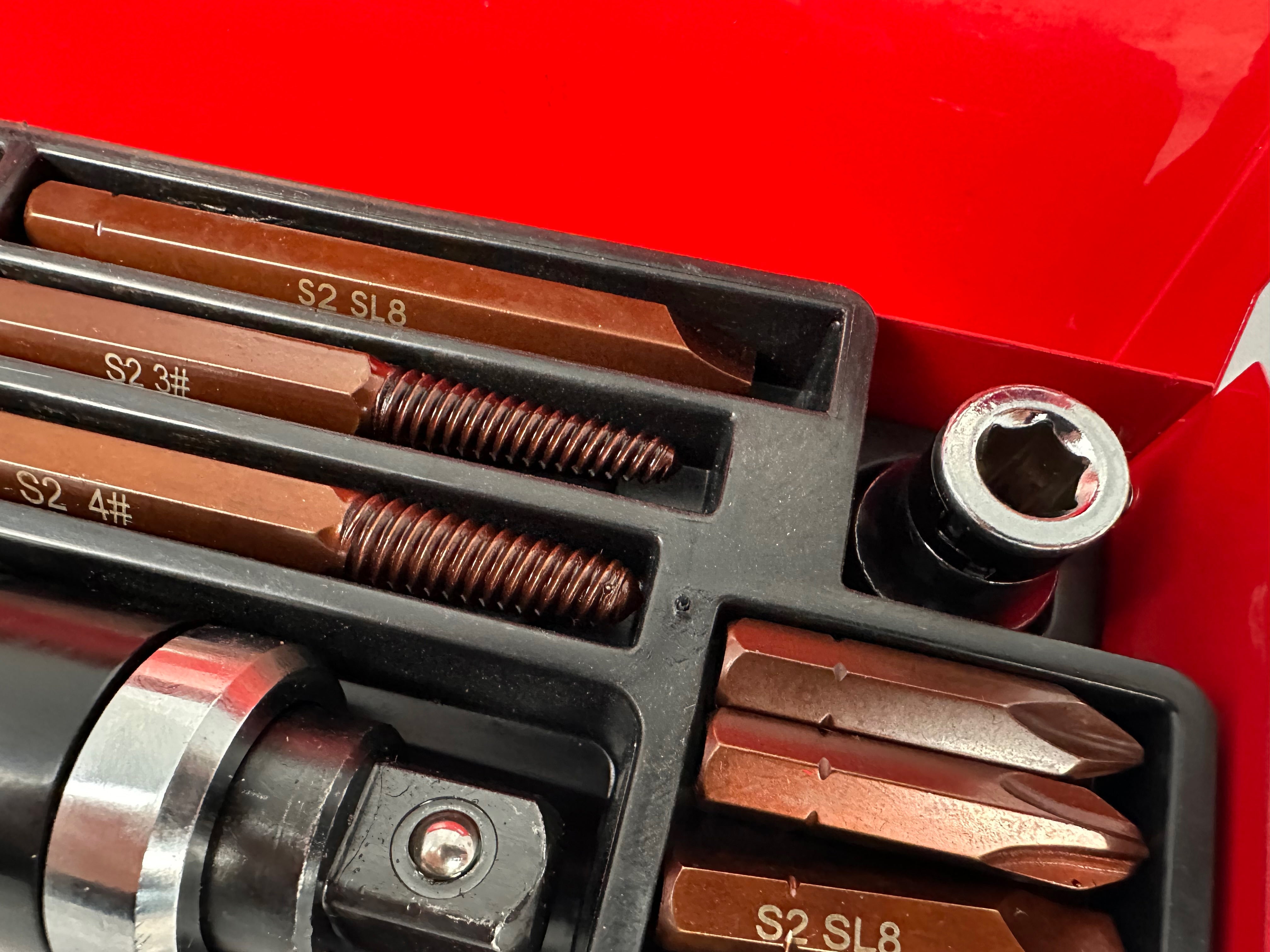 Set cacciavite ad impatto, kit cacciavite a percussione con accessori ,13 pezzi Gebo Tools