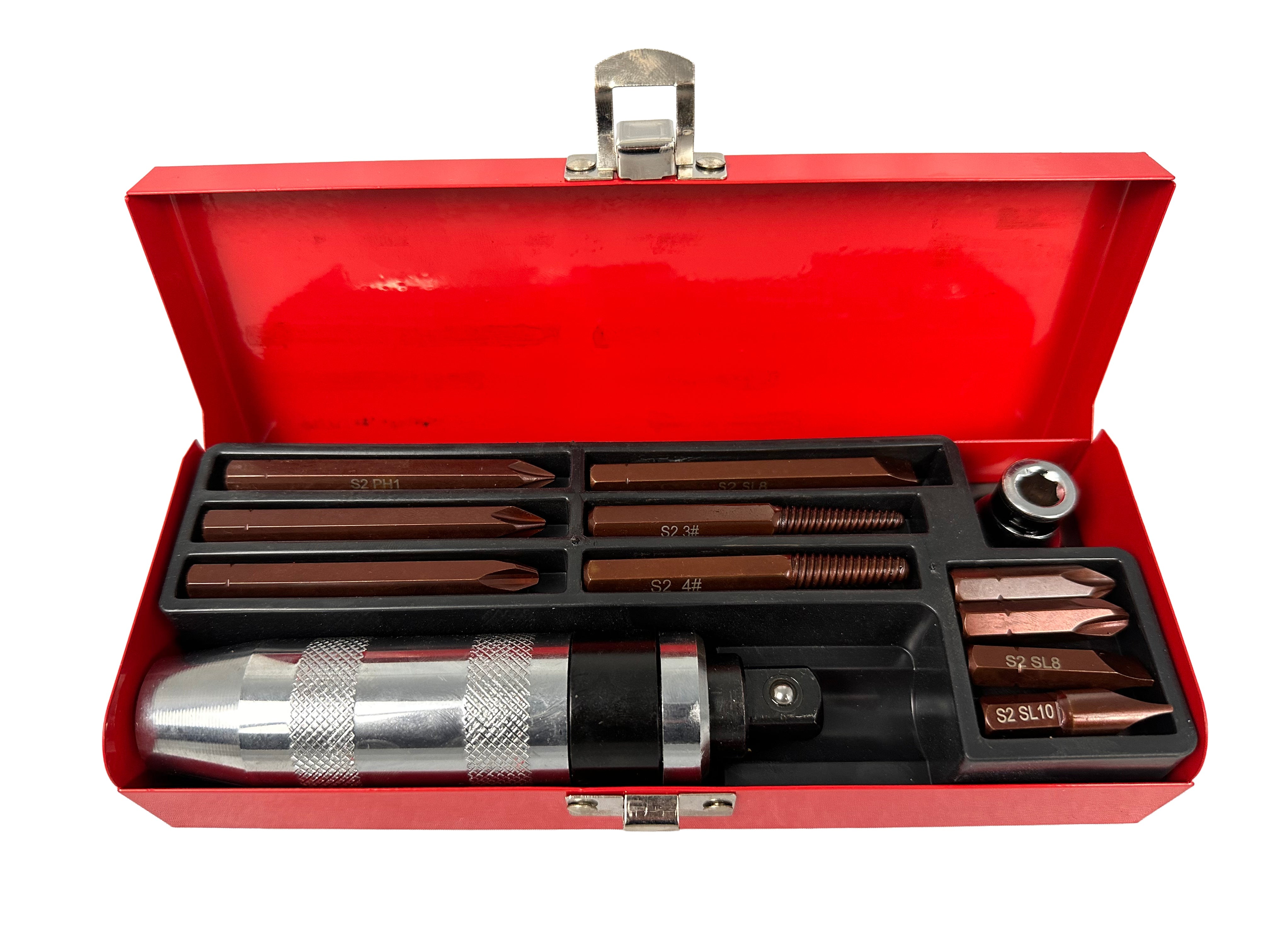 Set cacciavite ad impatto, kit cacciavite a percussione con accessori ,13 pezzi Gebo Tools