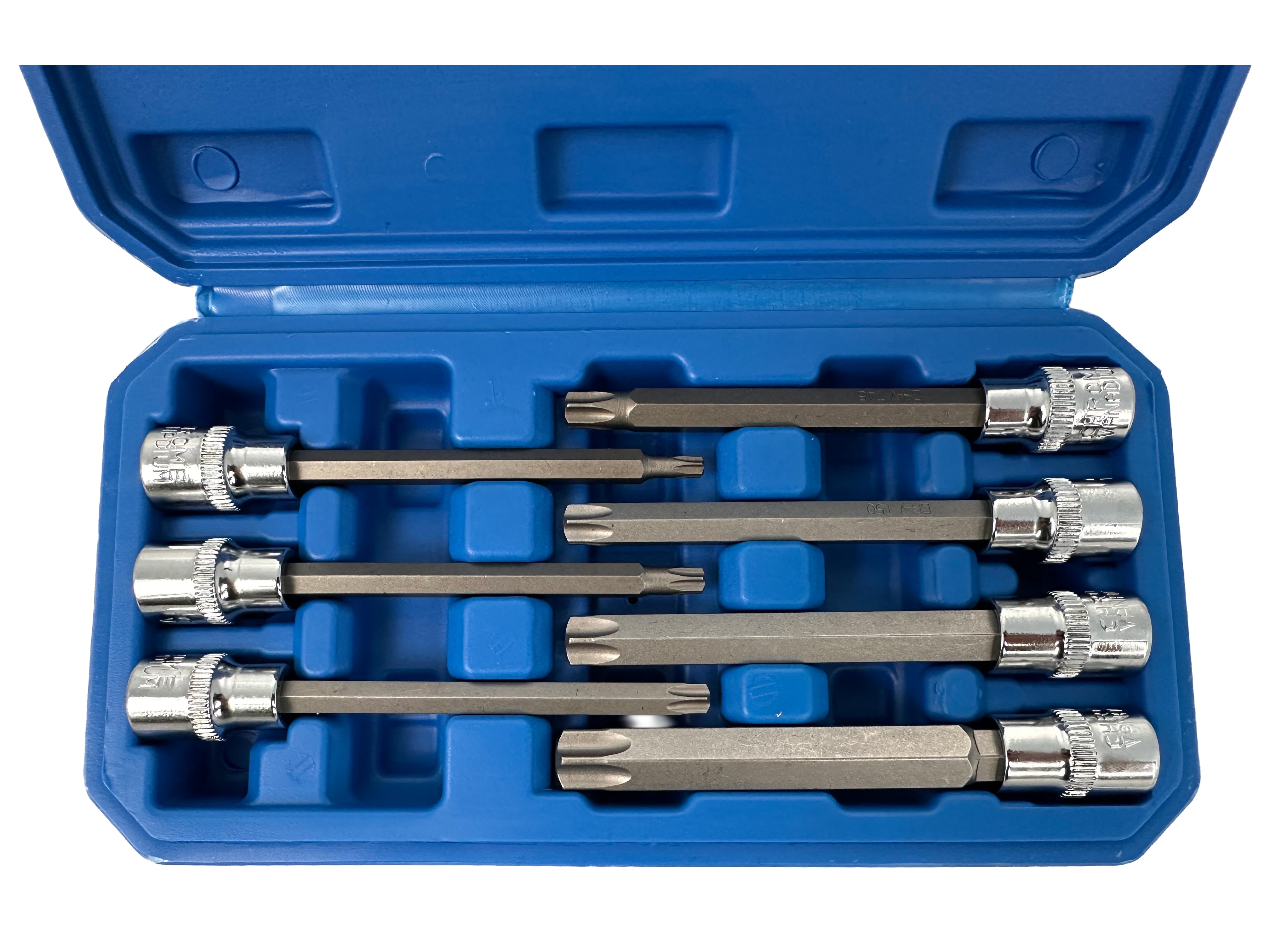 Set inserti torx extra lunghi 3/8", kit punte lunghe torx Gebo Tools