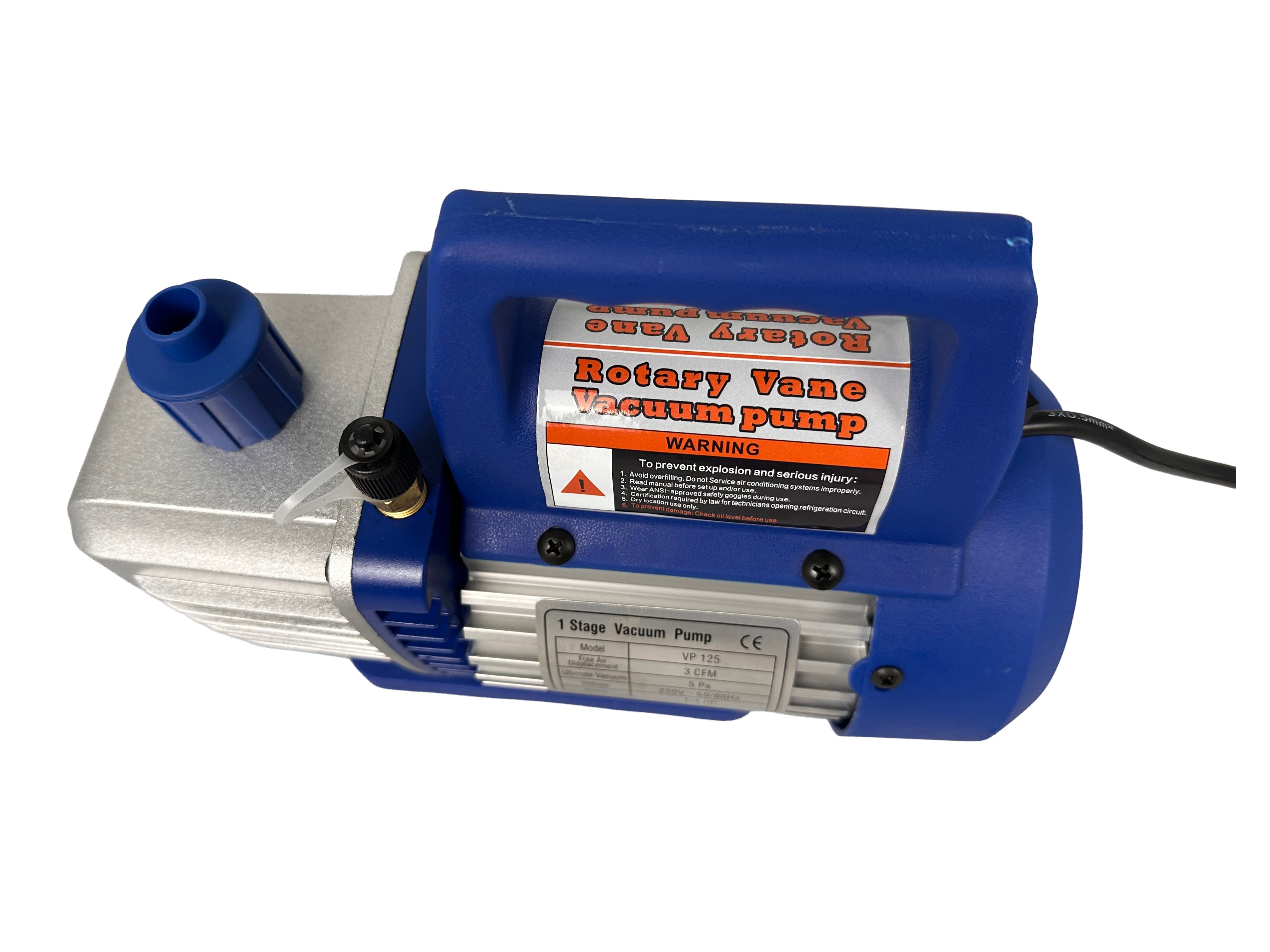 Pompa vuoto per condizionatori con kit manometri condizionatori per HVAC/auto AC, kit ricarica aria condizionata per R134a, R22, R12 R502 refrigeranti, pompa per vuoto con manometro a 2 vie per aria condizionata, Gebo Tools