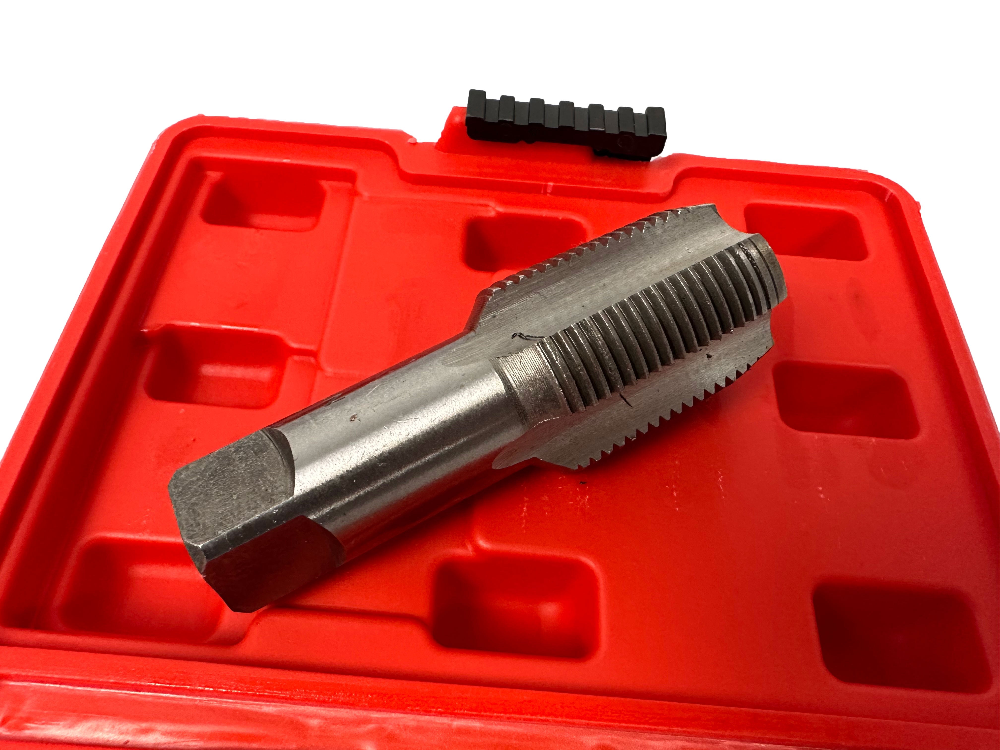 Maschi estrattore viti danneggiate e rubinetto filettato per filettare, tubatura filettatura di riparazione, set di filiere per maschiatura, utensili per ferramenta per filettatrici per tubi, 6 pezzi Gebo Tools