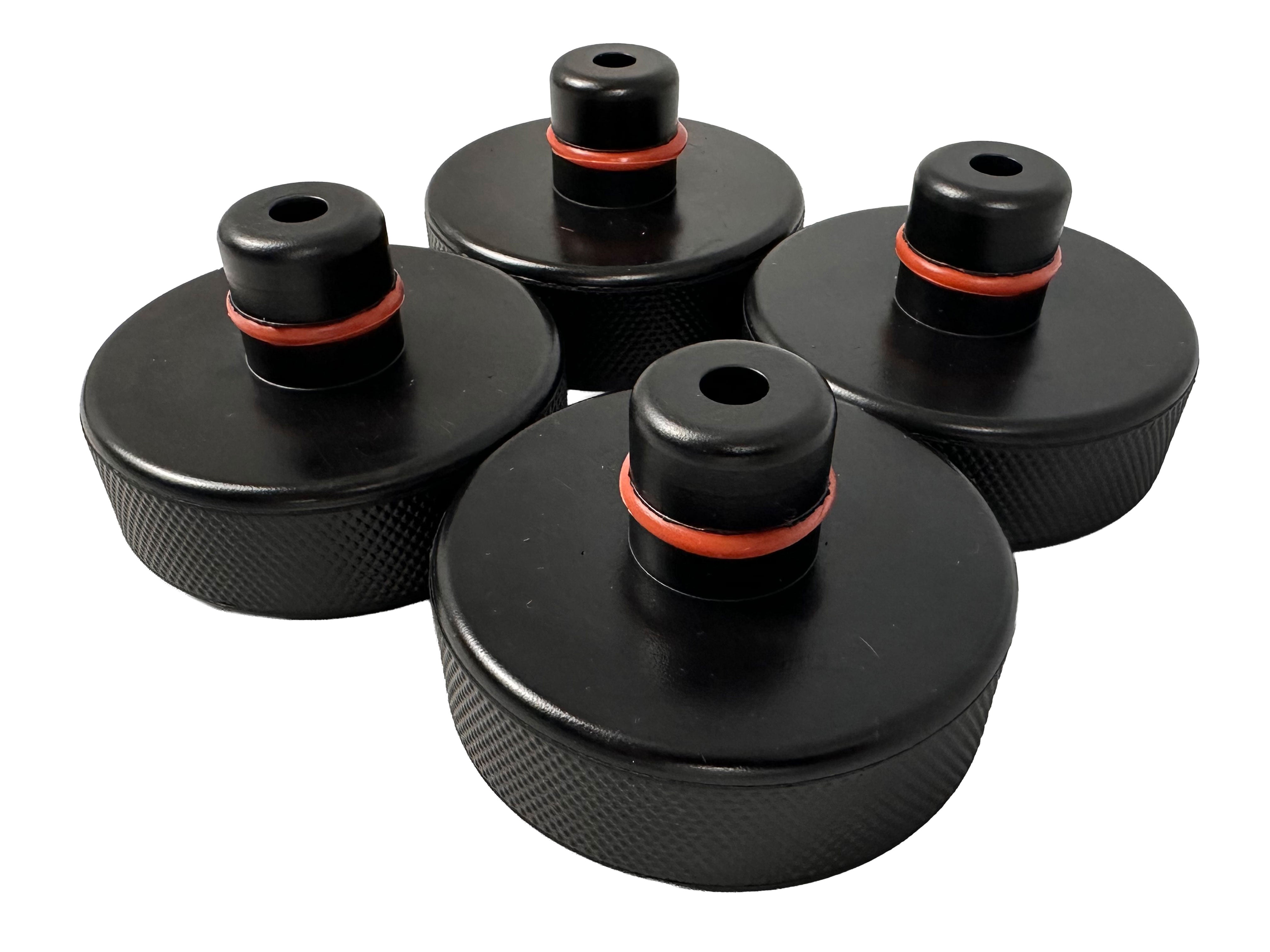 Set di tampone in gomma per cric compatibili con Tesla model 3 / S/X/Y, 4 tampone sollevamento con scatola di immagazzinaggio, accessori per veicoli Tesla, 78 mm, Gebo Tools