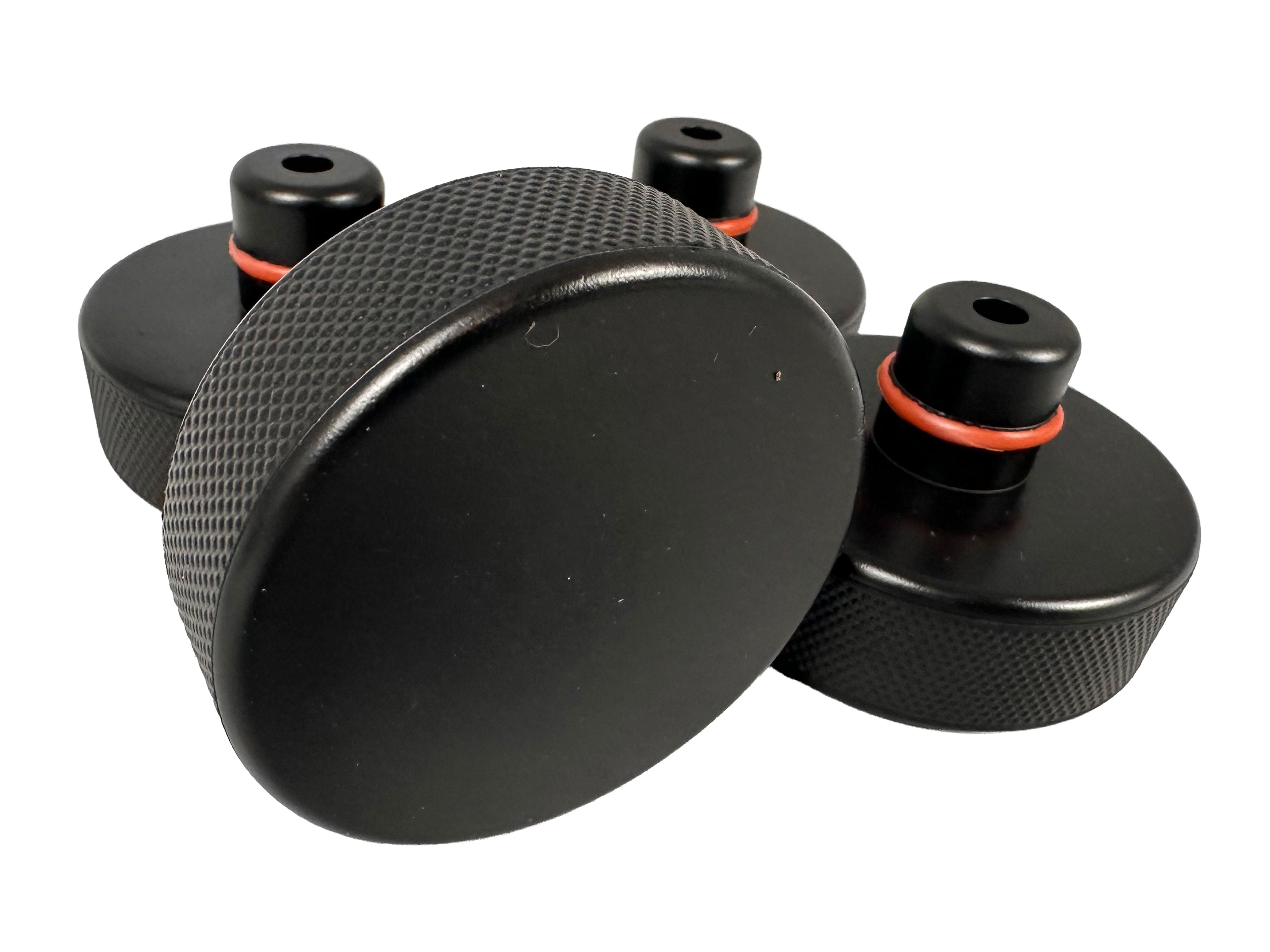 Set di tampone in gomma per cric compatibili con Tesla model 3 / S/X/Y, 4 tampone sollevamento con scatola di immagazzinaggio, accessori per veicoli Tesla, 78 mm, Gebo Tools