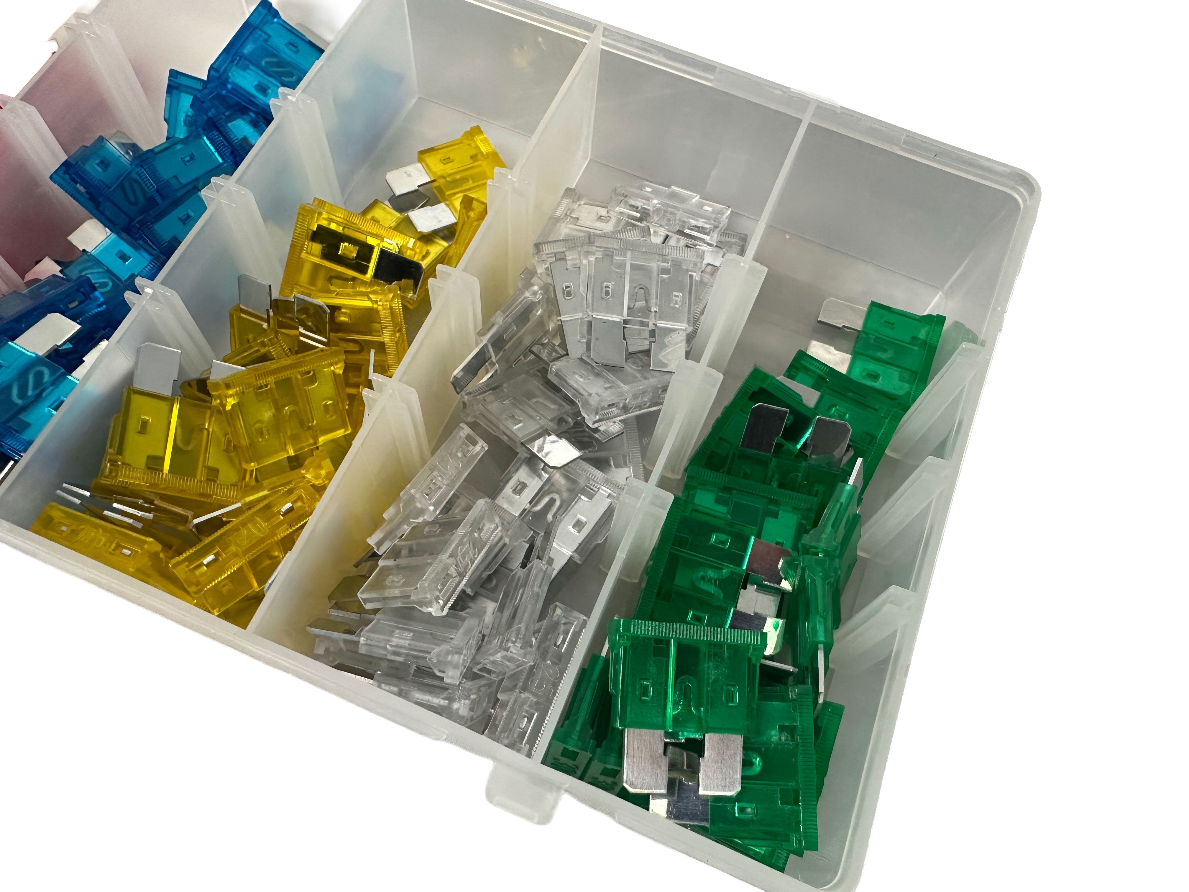 Mini fusibili auto kit - mini fusibile, auto fusibile assortiti per camper/camion/moto, kit fusibili auto da 5-30 A, 120 pezzi Gebo Tools