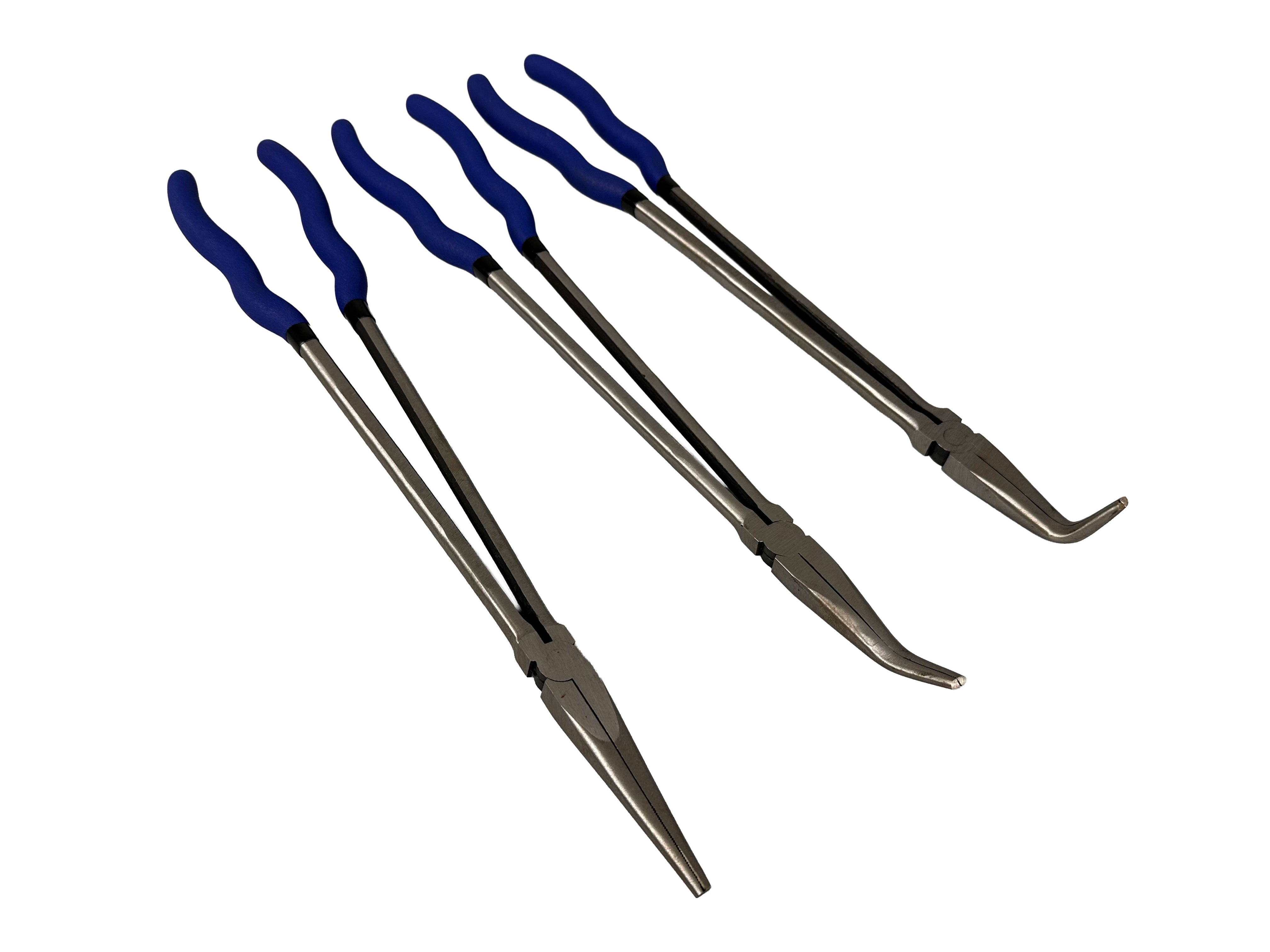 Set di pinze a becchi extra lunghi 400 mm, 3 pezzi Gebo Tools
