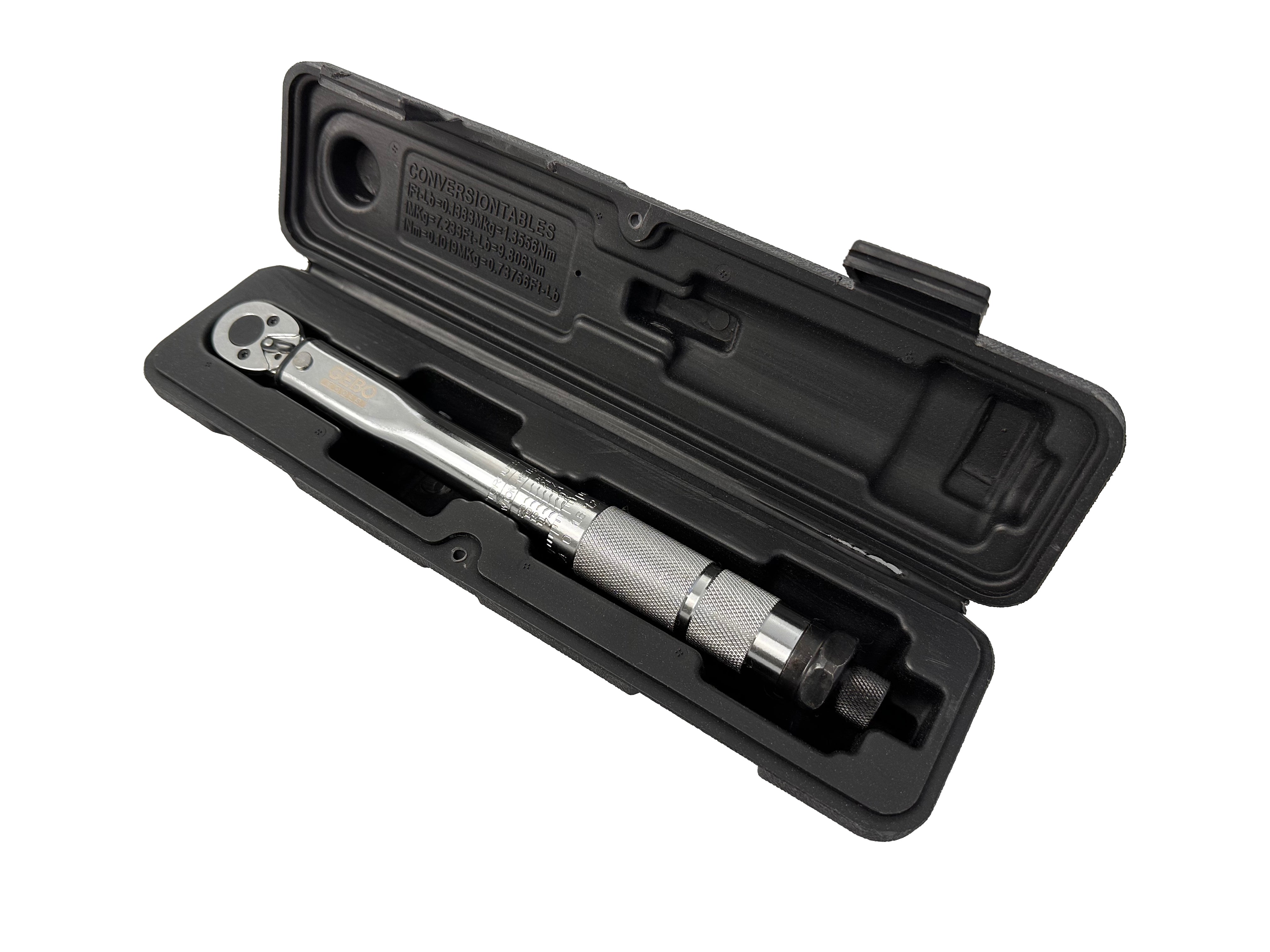 Chiave dinamometrica 1/4 5-25 Nm Gebo Tools