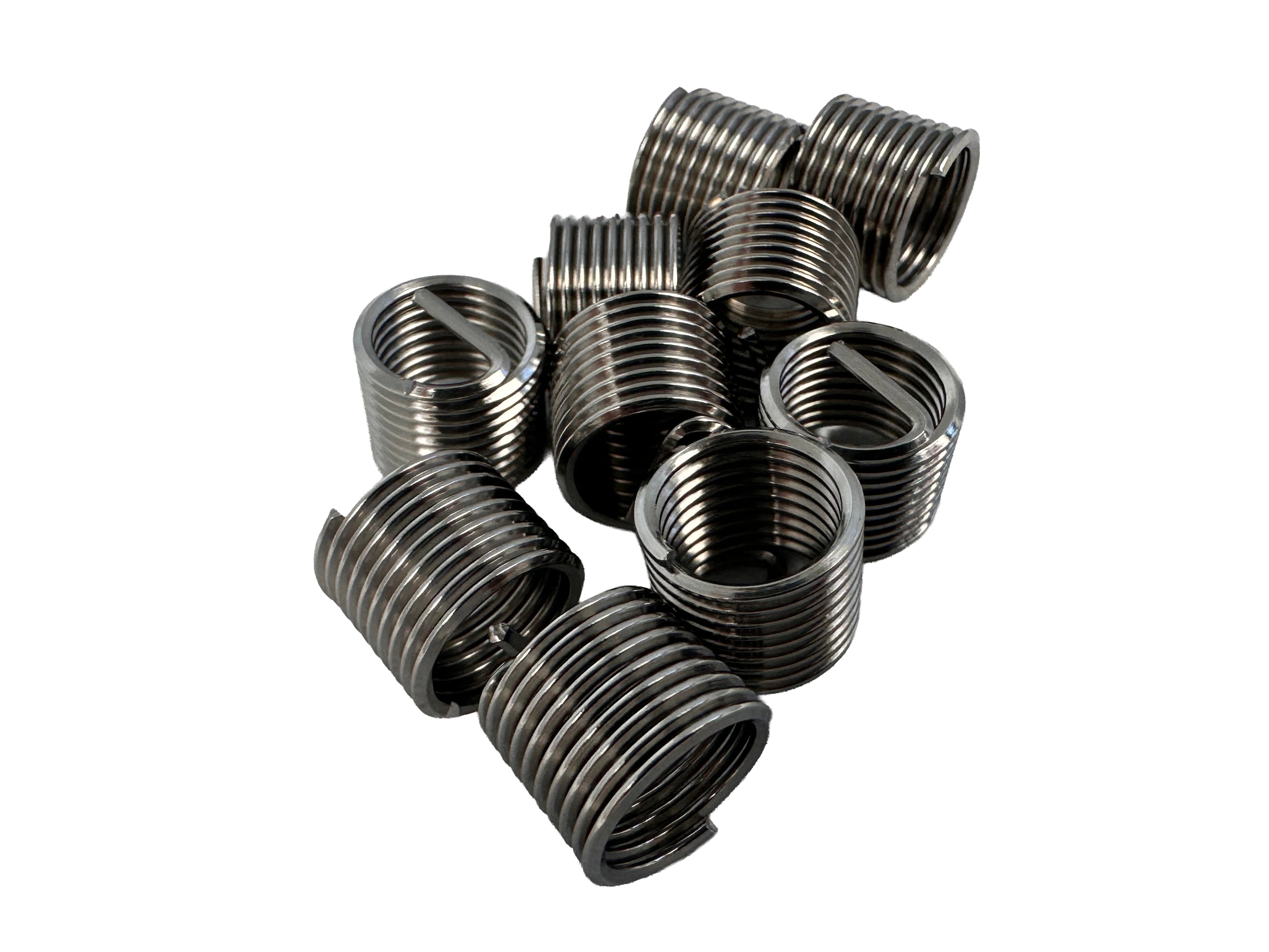 Inserto elicoidale per riparare filetti M10×1.2 ,set di manicotti in filo avvolto 10 pezzi Gebo Tools