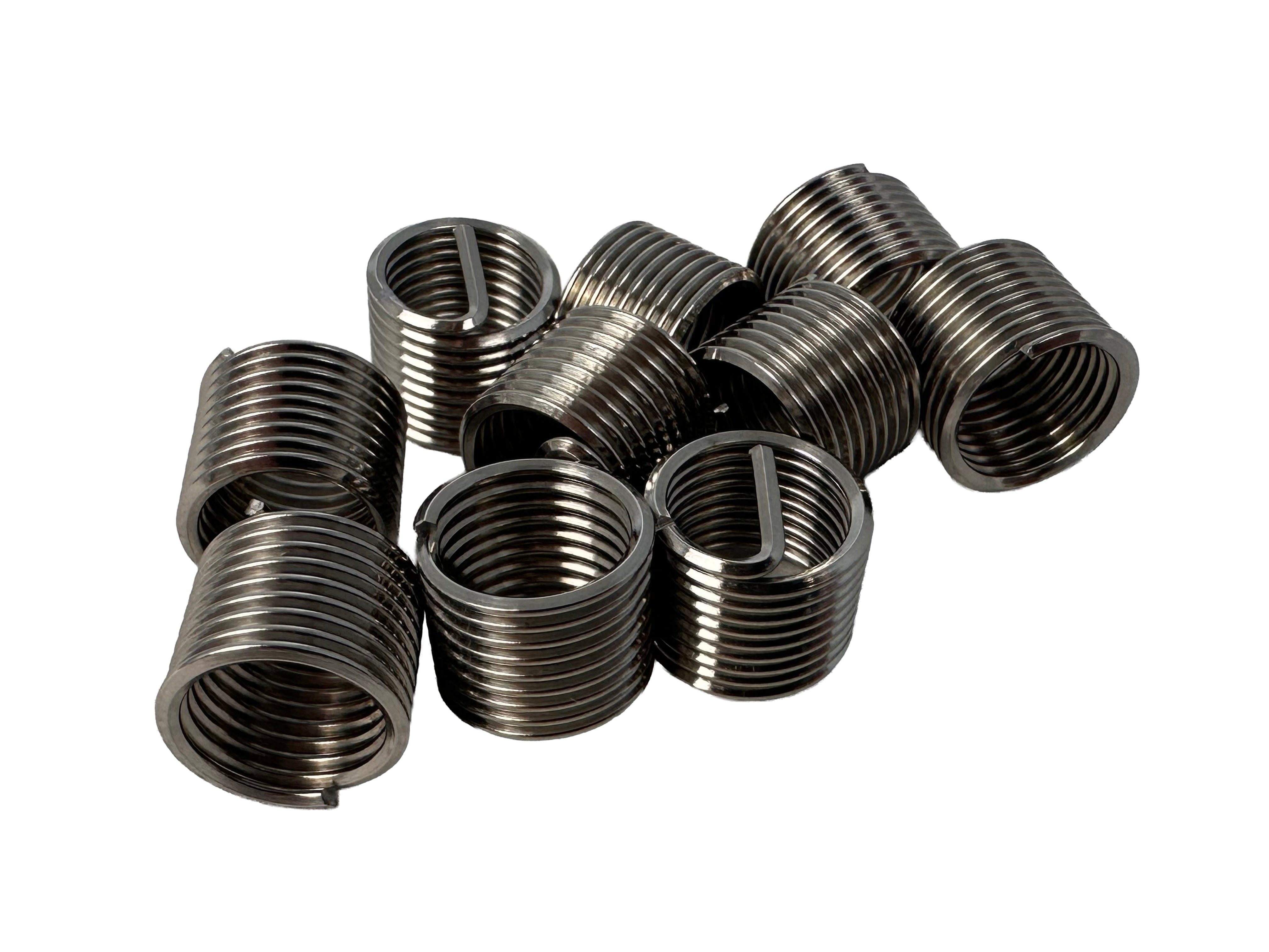 Inserto elicoidale per riparare filetti M10×1.2 ,set di manicotti in filo avvolto 10 pezzi Gebo Tools