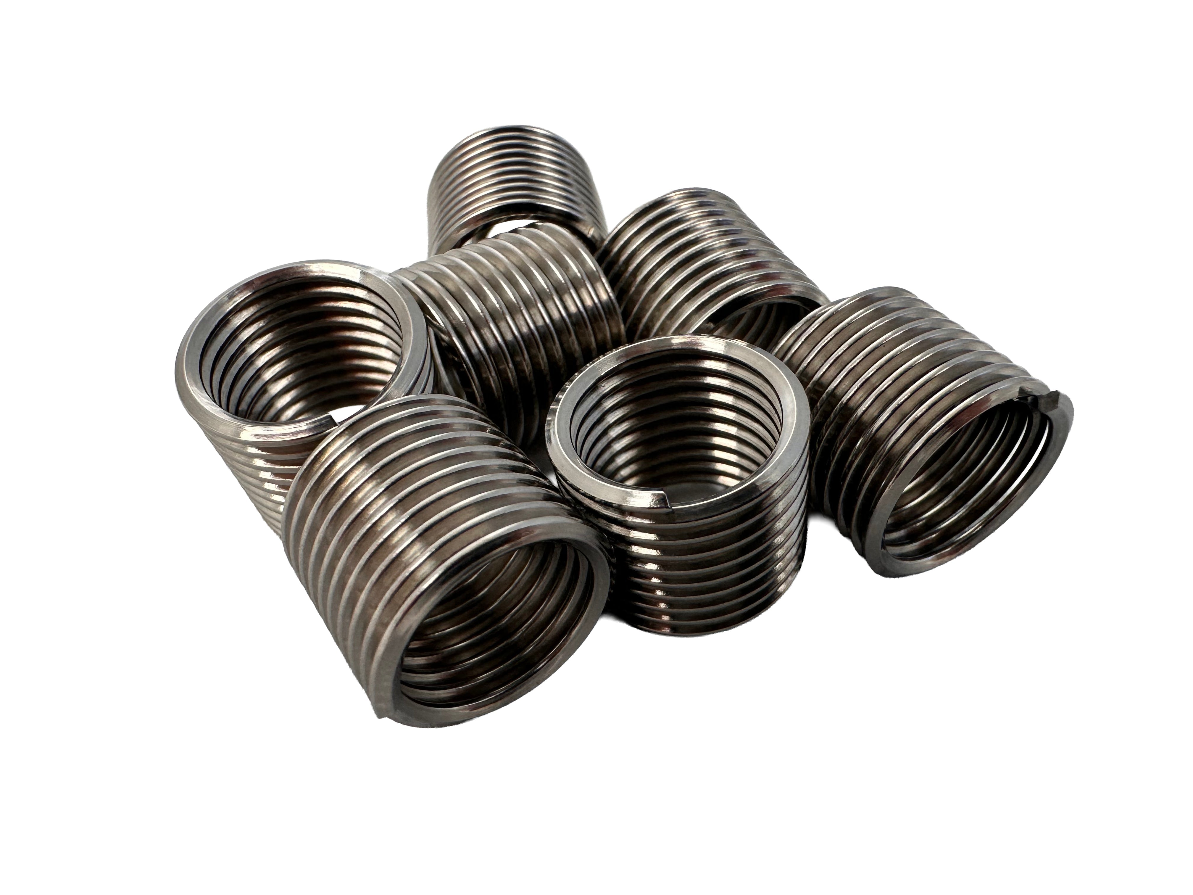 Inserto elicoidale per riparare filetti M12×1.5 ,set di manicotti in filo avvolto 10 pezzi Gebo Tools