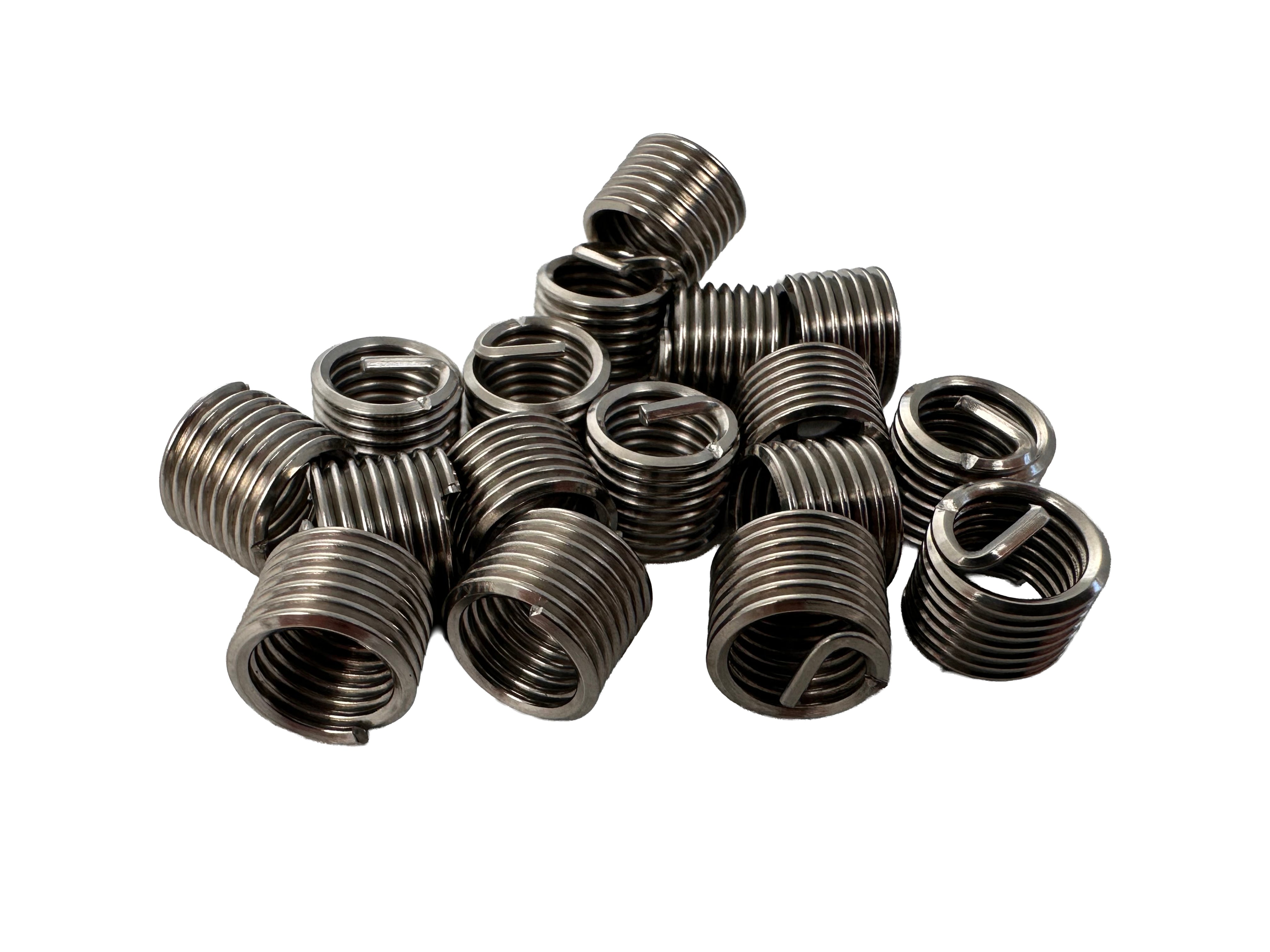 Inserto elicoidale per riparare filetti M8×1.25 ,set di manicotti in filo avvolto 10 pezzi Gebo Tools