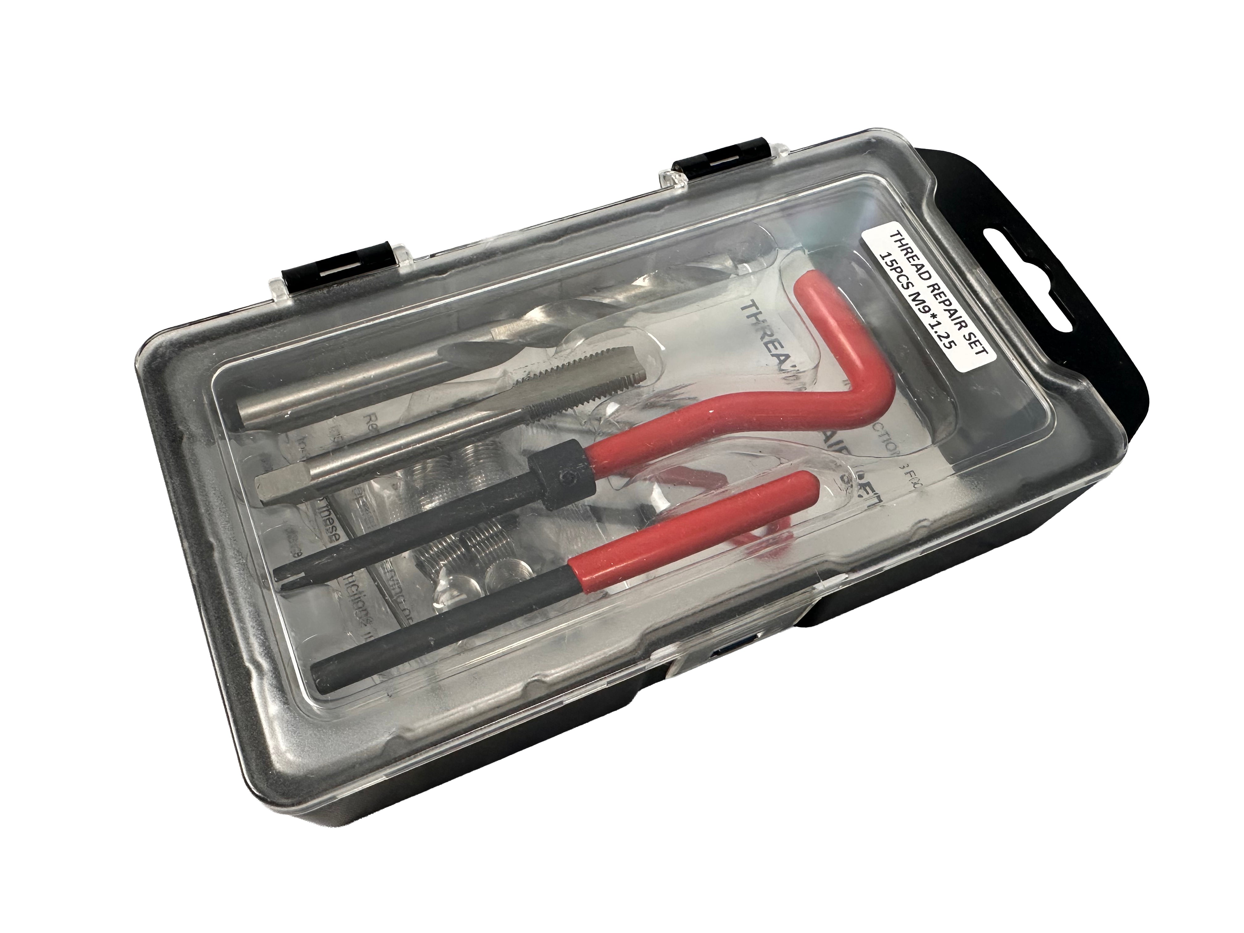 Kit di riparazione per filetti M9 x 1,25 Gebo Tools