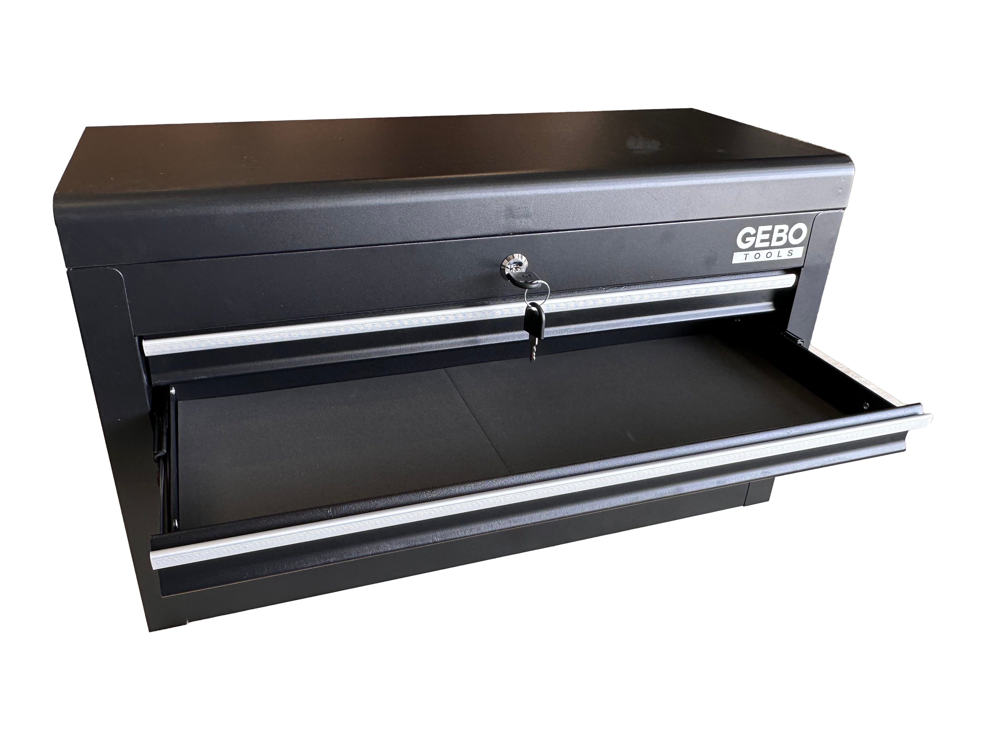 Armadio metallico senza attrezzi a 2 pezzi,con 6 cassetti a ripiano rimovibile ,carrello portautensili , cassetta porta attrezzi mobile Gebo Tools