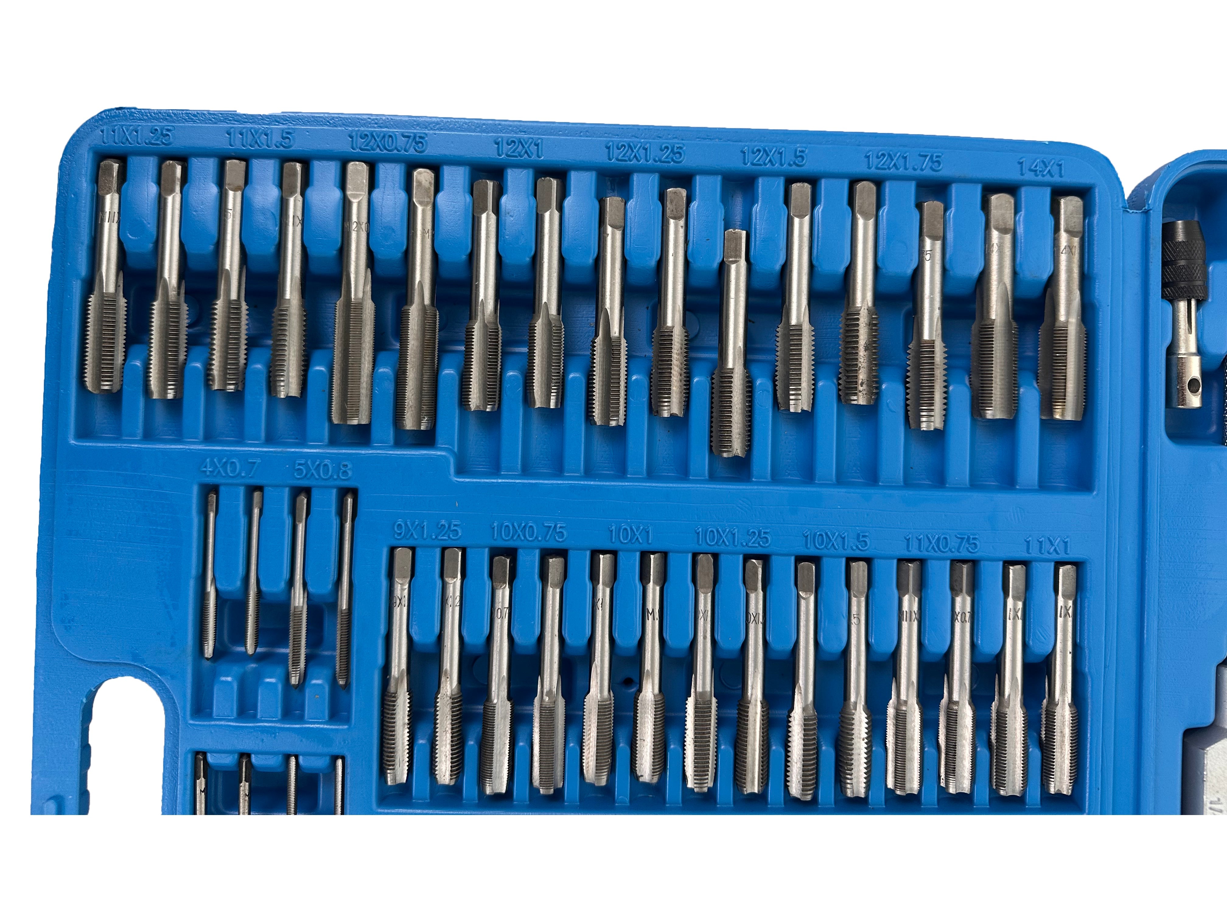 Set filiere e maschi M2–M18 ,110 pezzi Gebo Tools