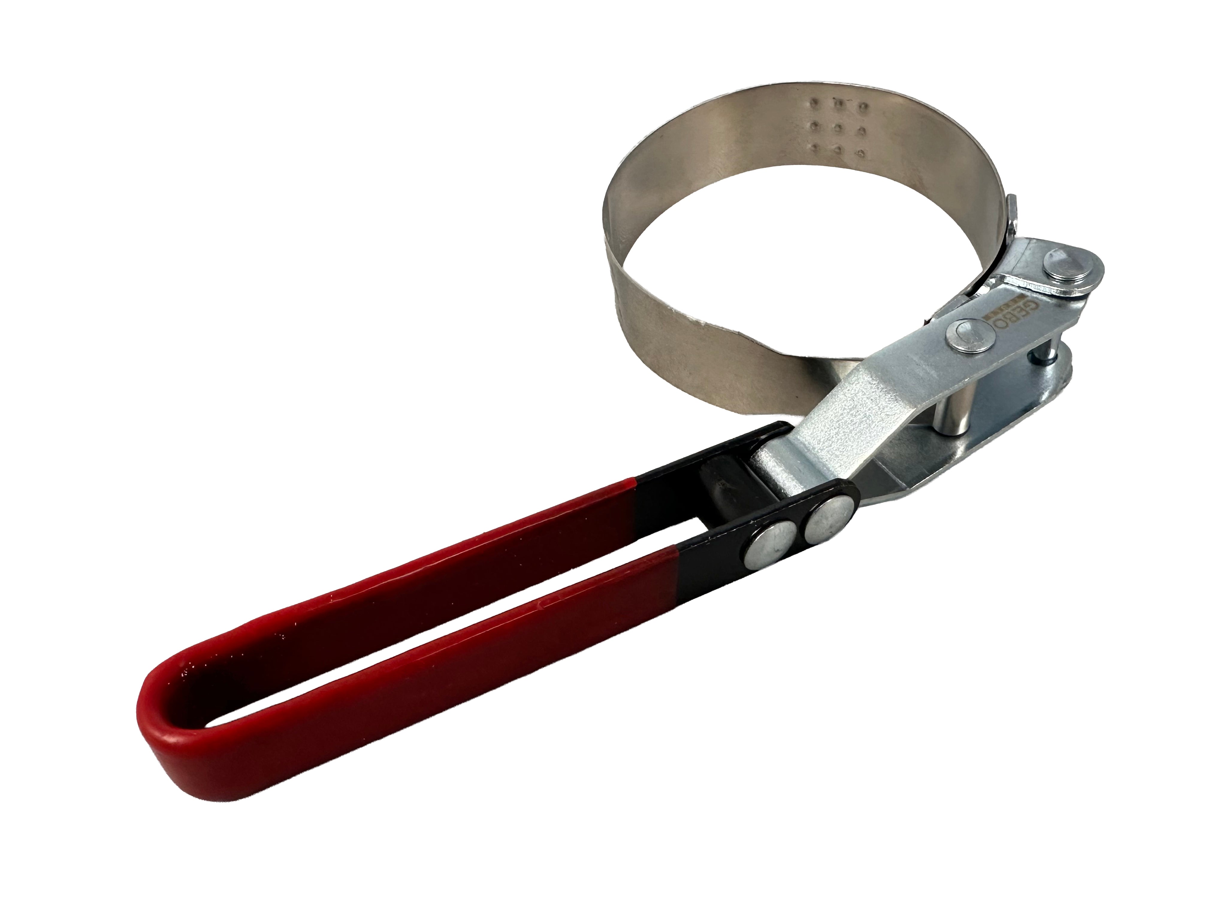 Chiave per filtro olio regolabile con fascia metallica, chiave a nastro per smontaggio filtro olio auto 73-85 mm Gebo Tools