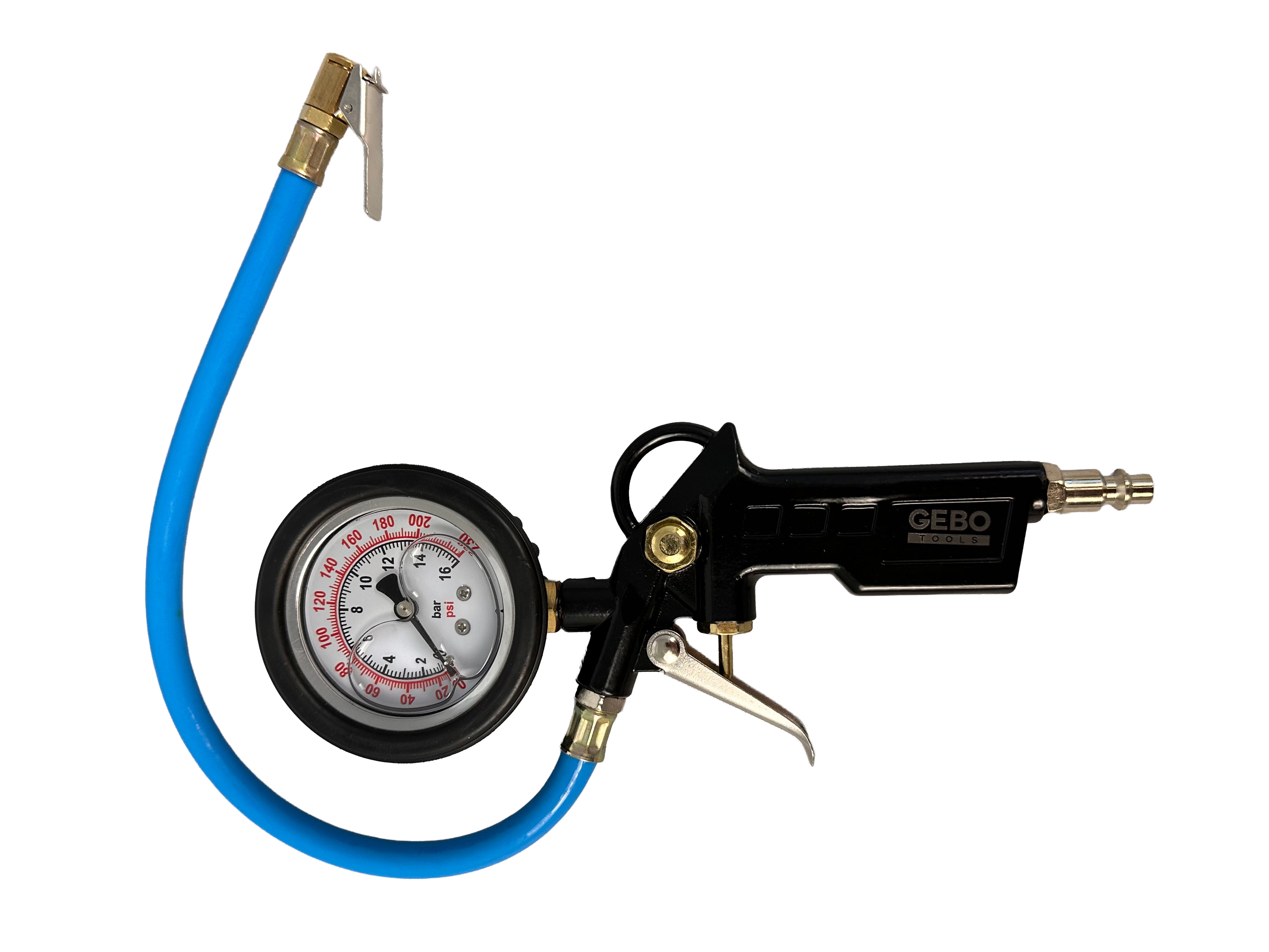 Pistola con manometro digitale per gonfiaggio pneumatici Gebo Tools