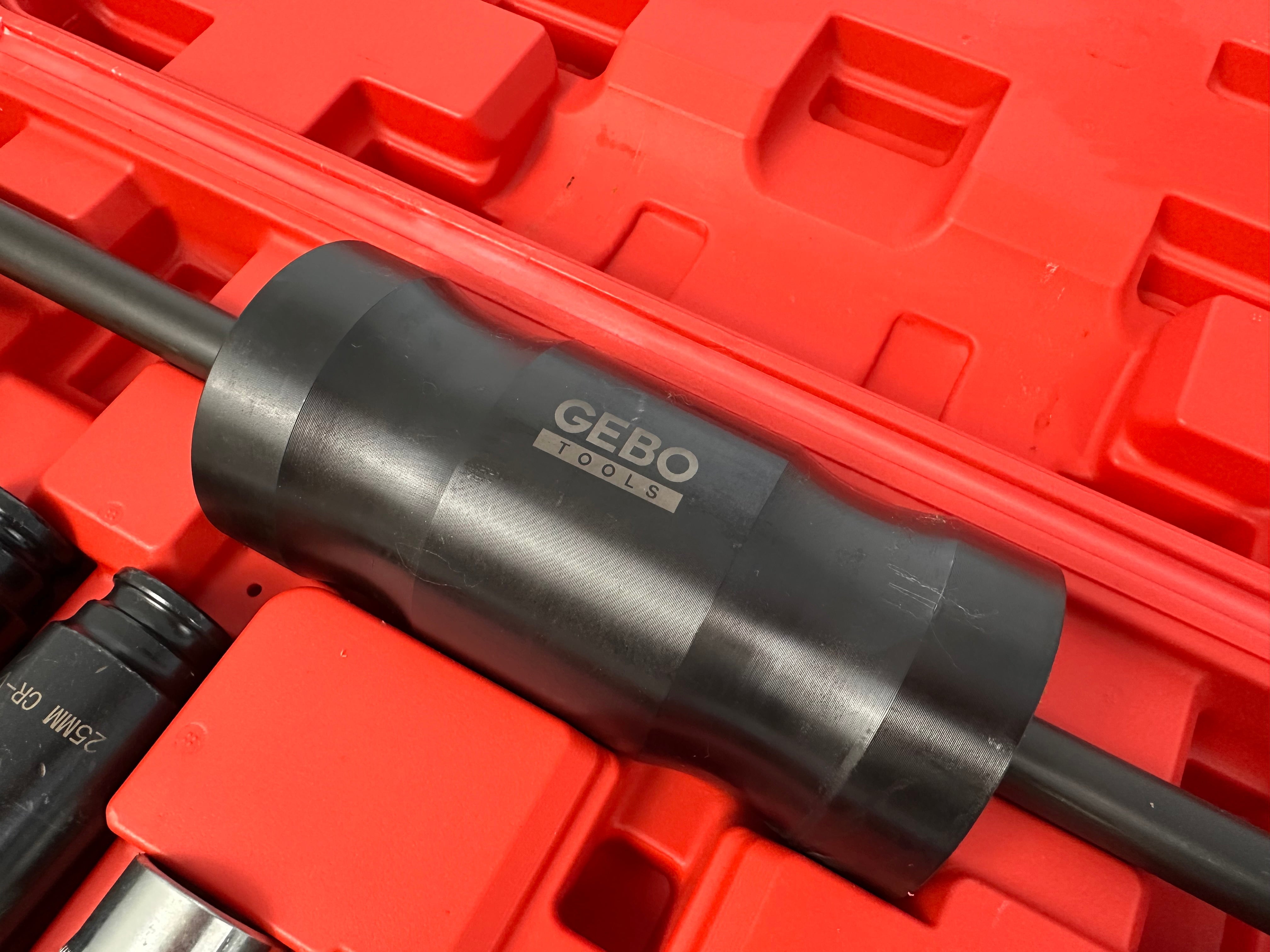 Set estrattore per iniettori , kit attrezzi per la rimozione iniettori diesel 14 pezzi Gebo Tools
