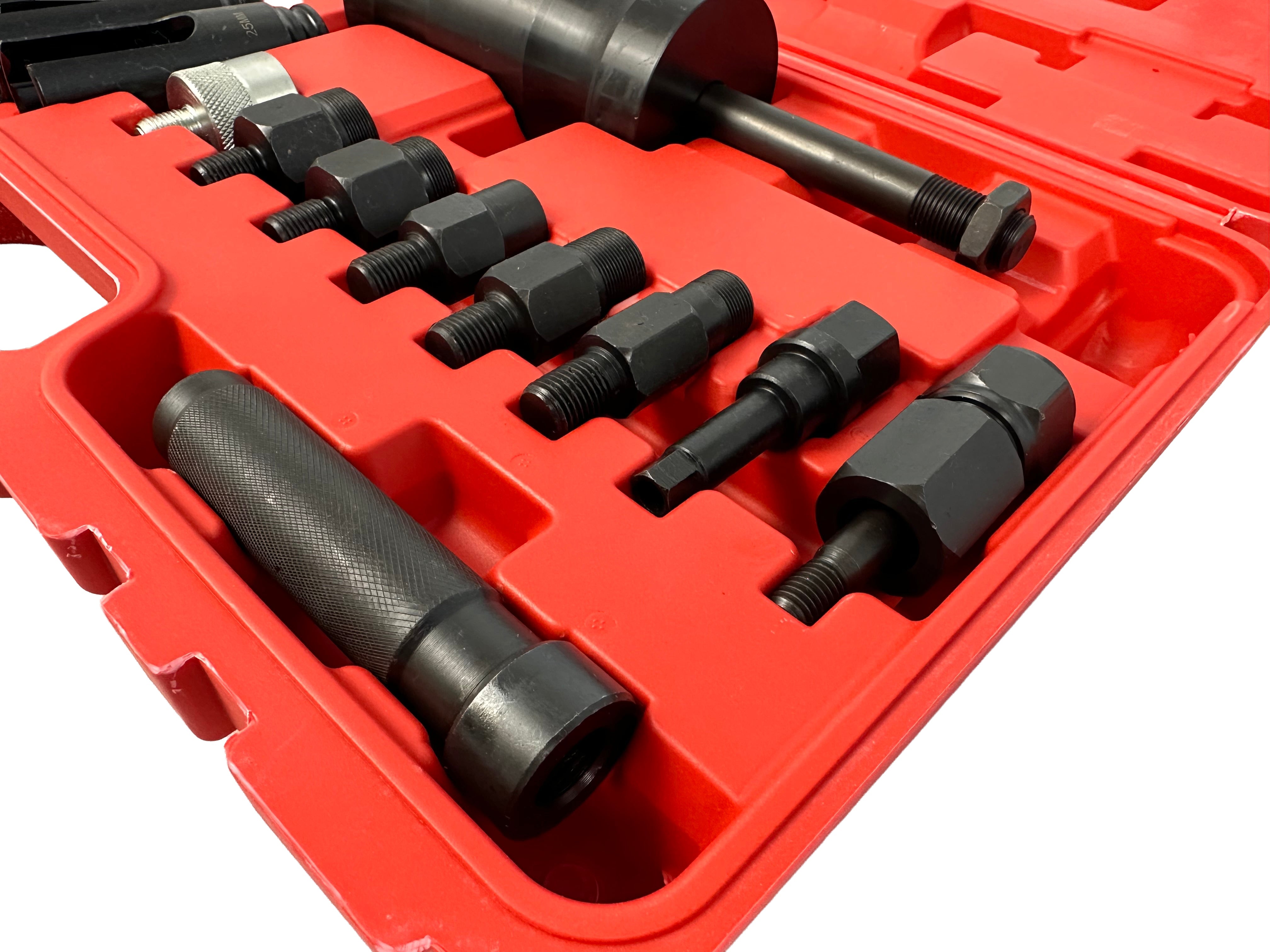 Set estrattore per iniettori , kit attrezzi per la rimozione iniettori diesel 14 pezzi Gebo Tools
