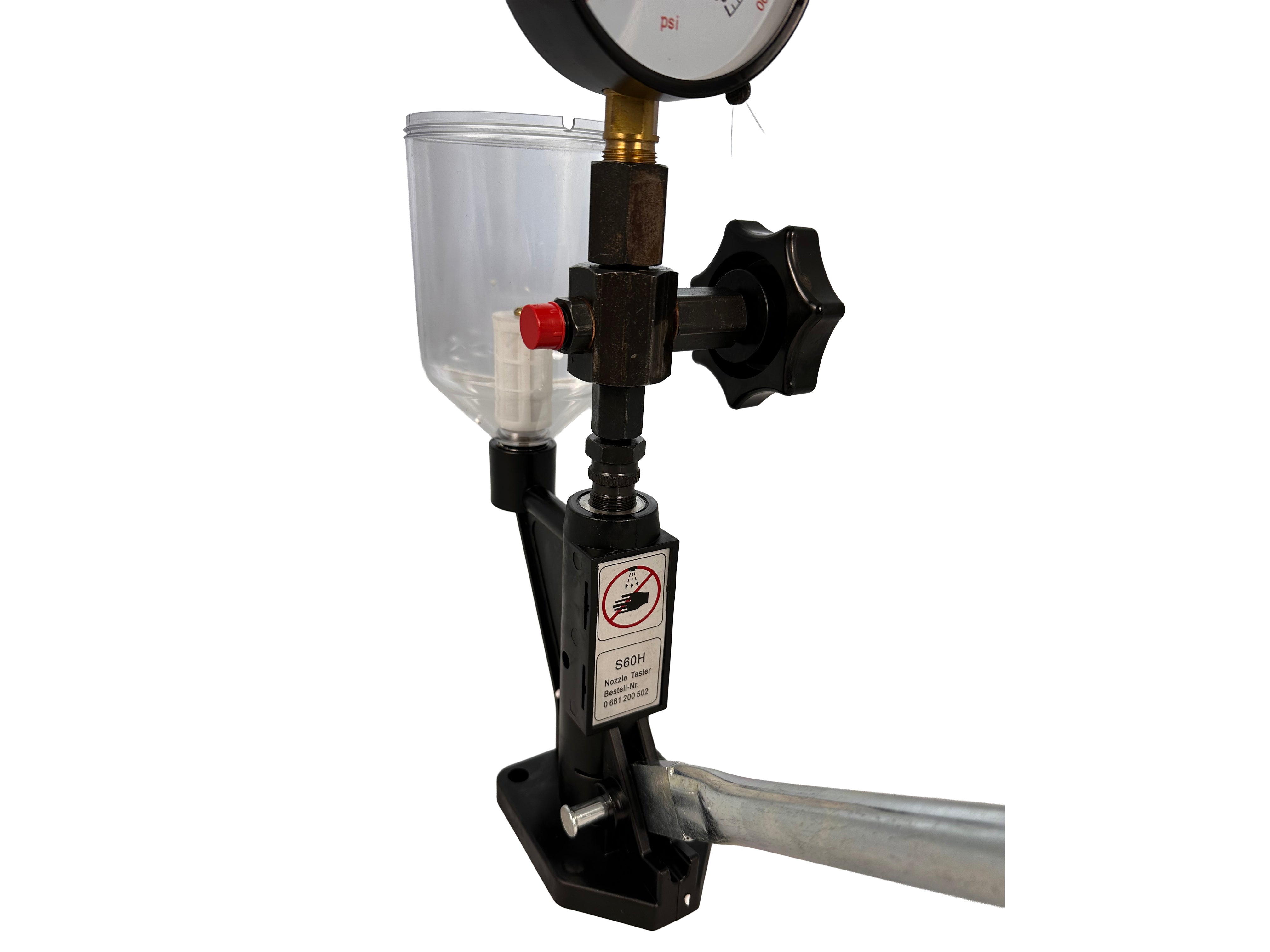 Tester per verifica pressione iniettori diesel, strumento di prova per ugelli di iniezione di carburante diesel ,600 Bar Gebo Tools