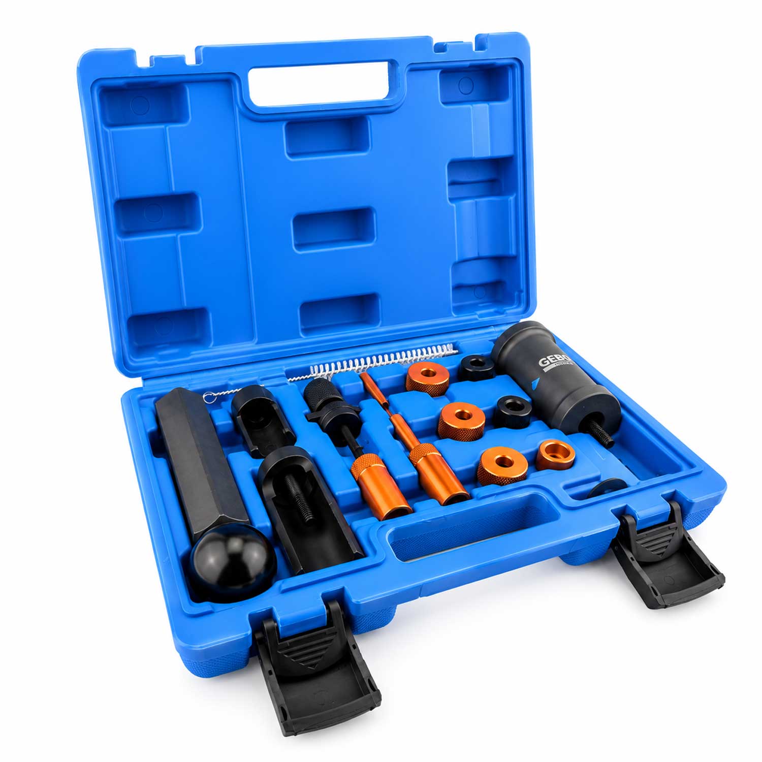 Kit estrattore iniettori estrattore FSI, set strumenti rimozione dell'iniettore del carburante,per l'installazione della guarnizione dell'iniettore per motori VAG: 1.4 / 1.6 / 1.8 / 2.0 / 2.7 V6 / 3.0 V6 / 3.2 V6 / 3.6 V6 / 4.2 V8 FSI ,Gebo Tools