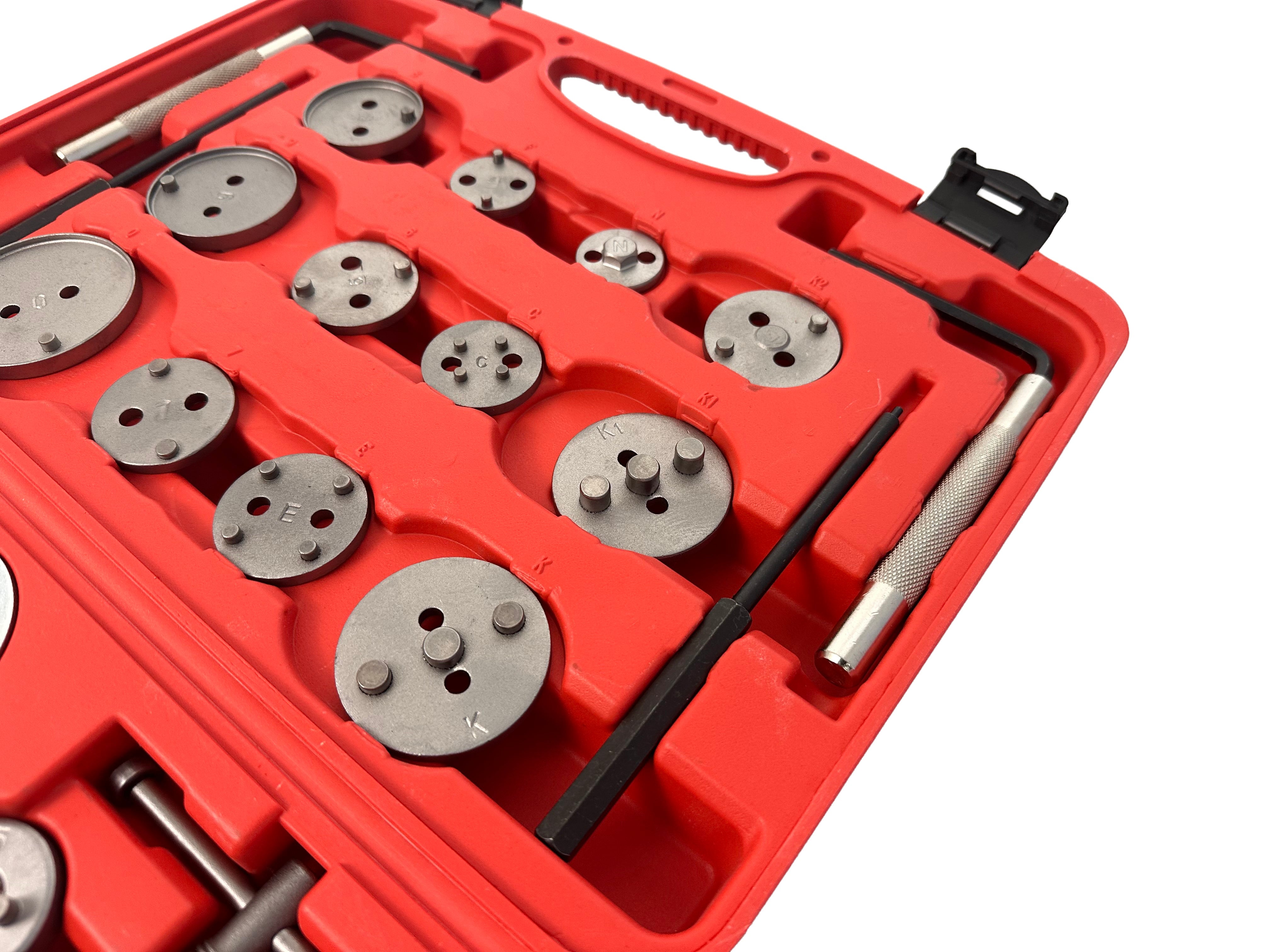 Set pressa per pistoncini pinze freno 35 pezzi Gebo Tools