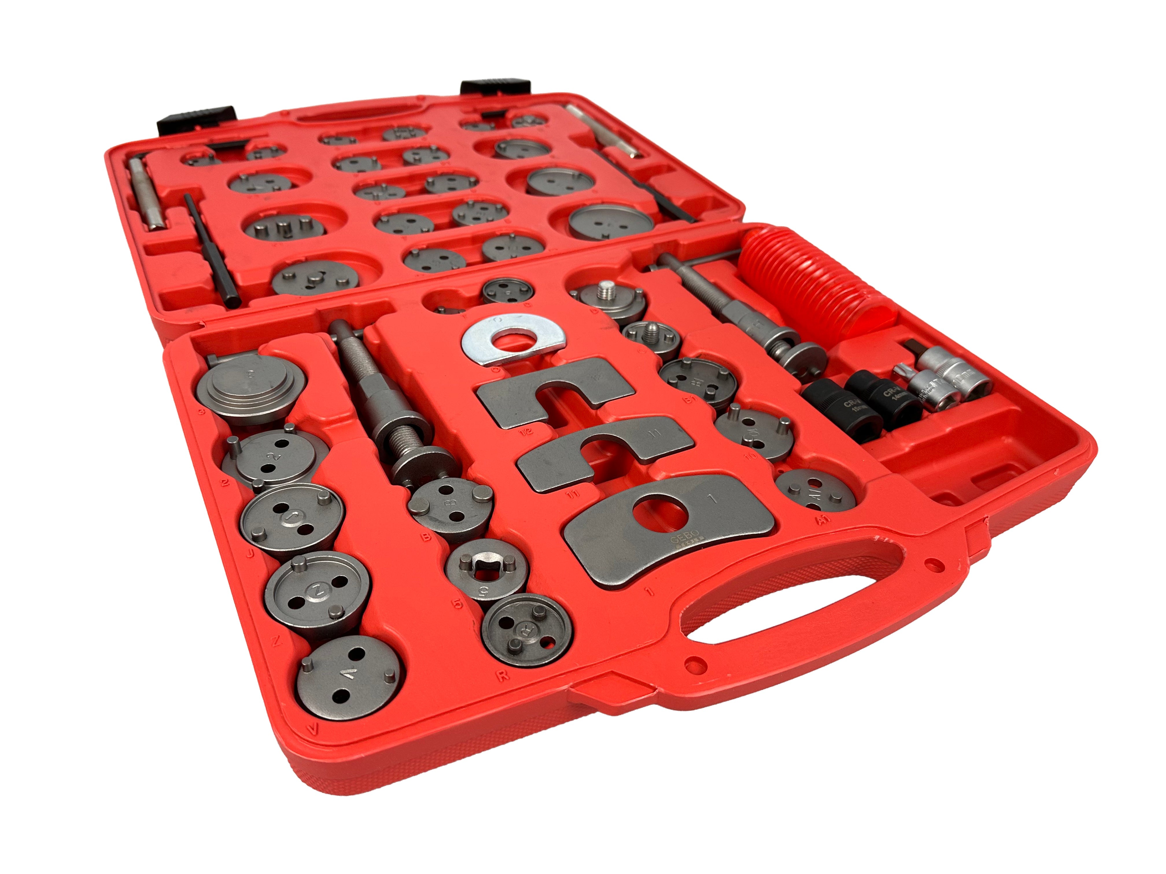 Set pressa per pistoncini pinze freno 50 pezzi Gebo Tools