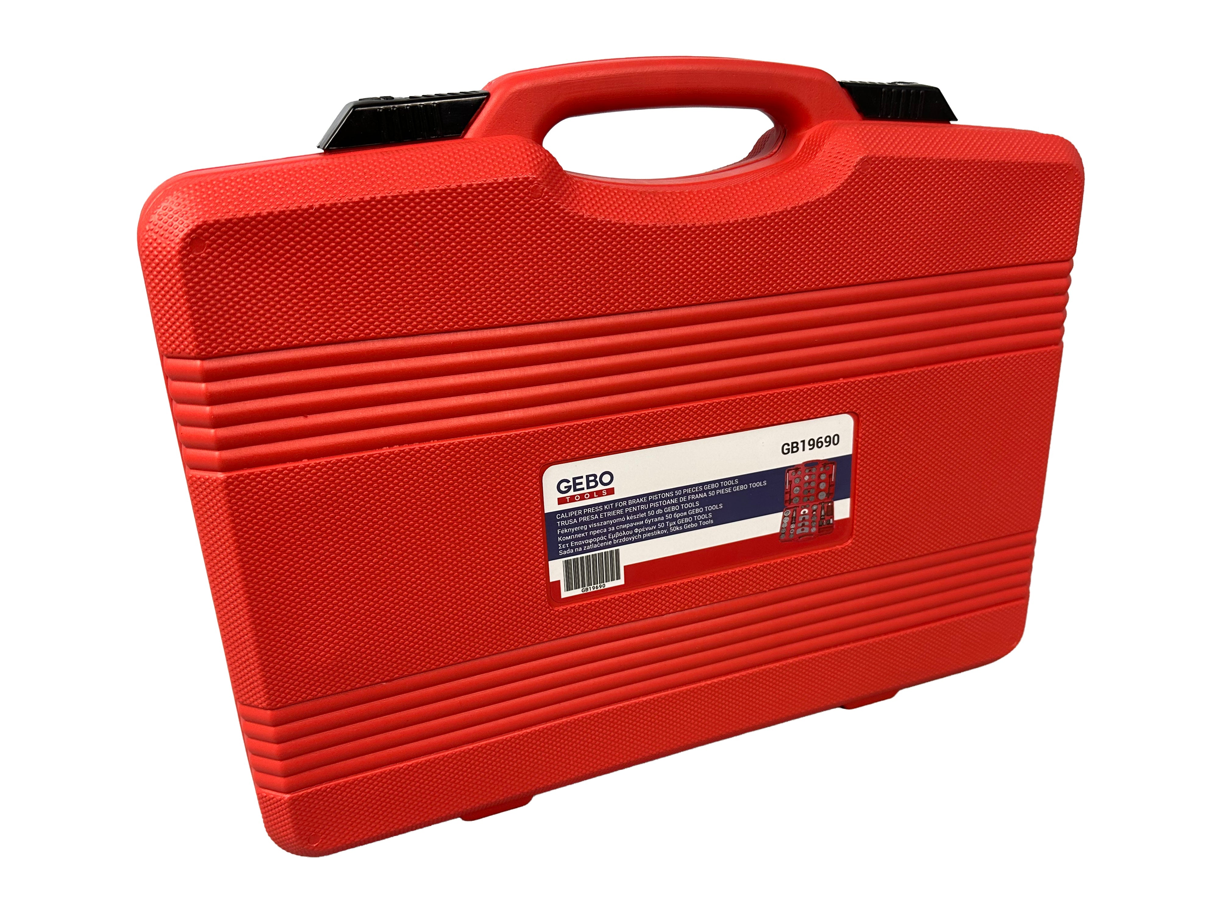 Set pressa per pistoncini pinze freno 50 pezzi Gebo Tools