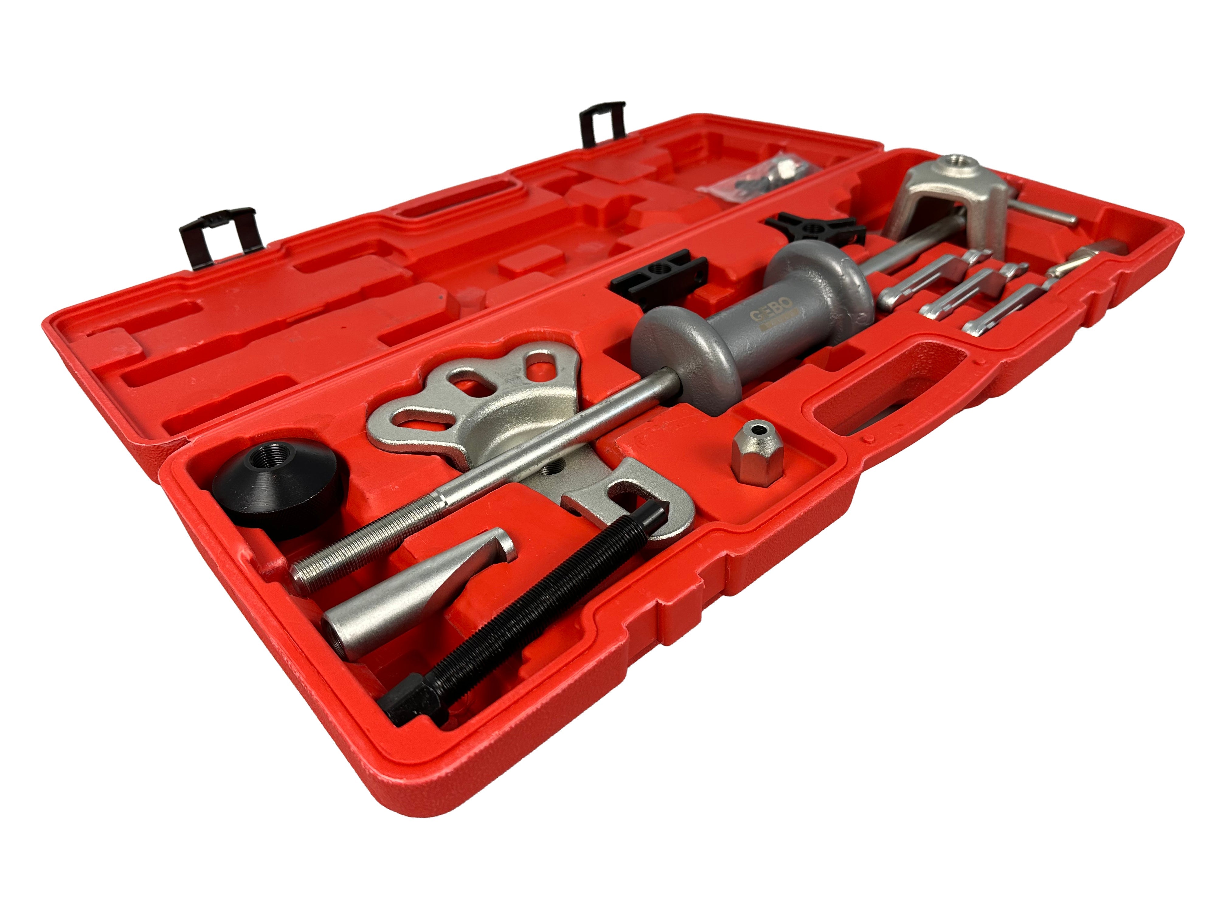 Set estrattore per mozzo con cuscinetto ruota con martello scorrevole Gebo Tools