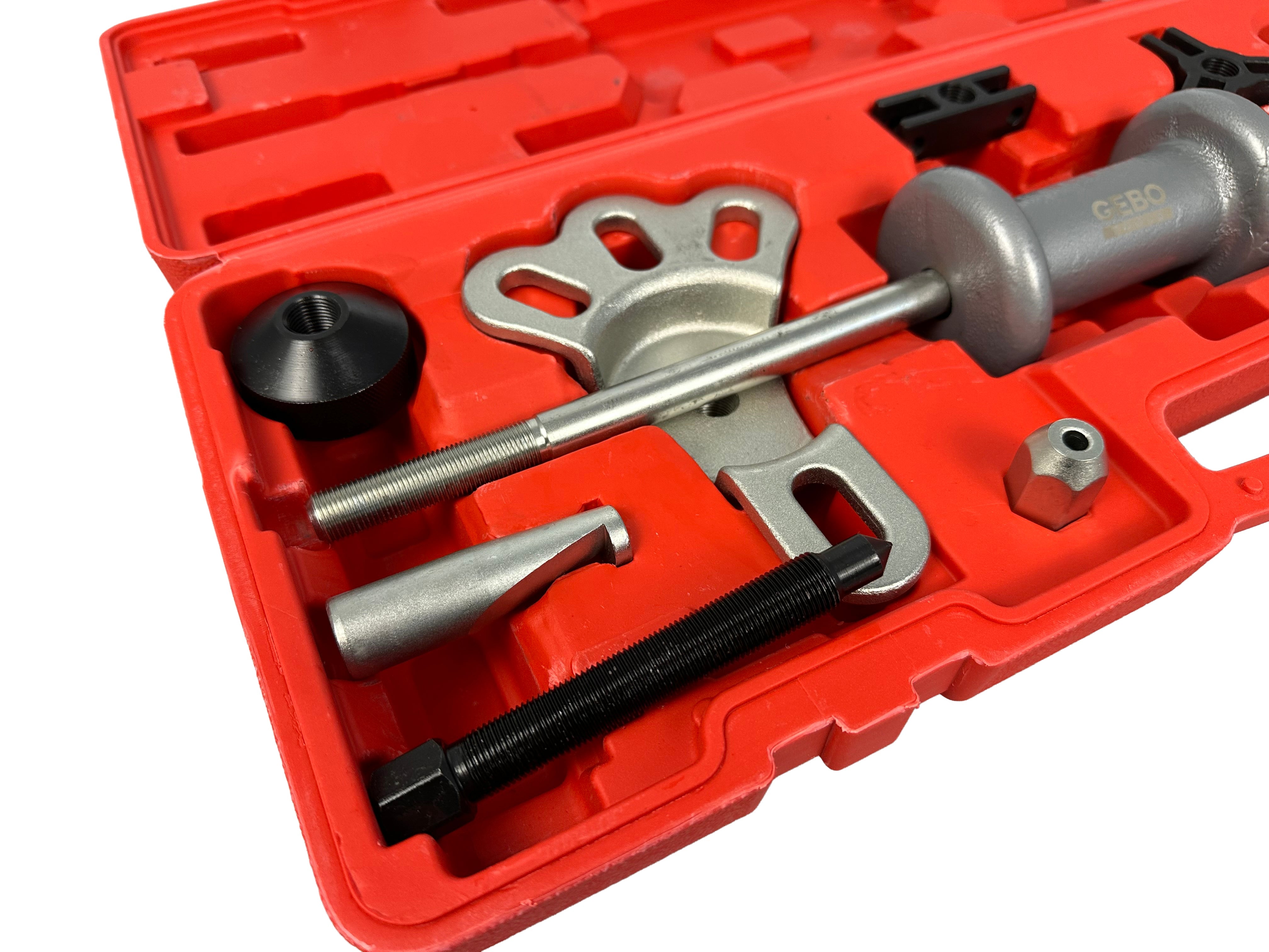 Set estrattore per mozzo con cuscinetto ruota con martello scorrevole Gebo Tools