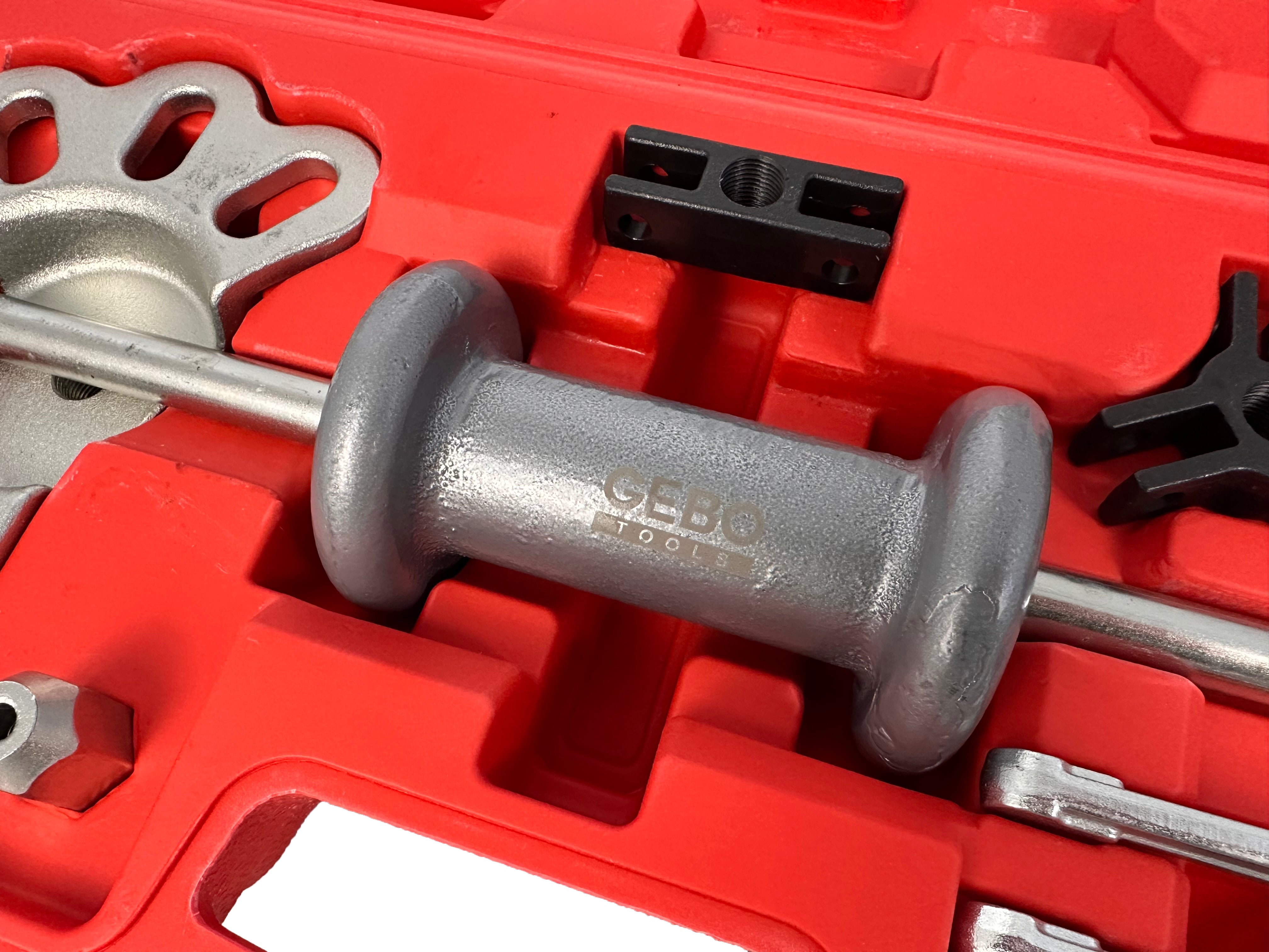 Set estrattore per mozzo con cuscinetto ruota con martello scorrevole Gebo Tools