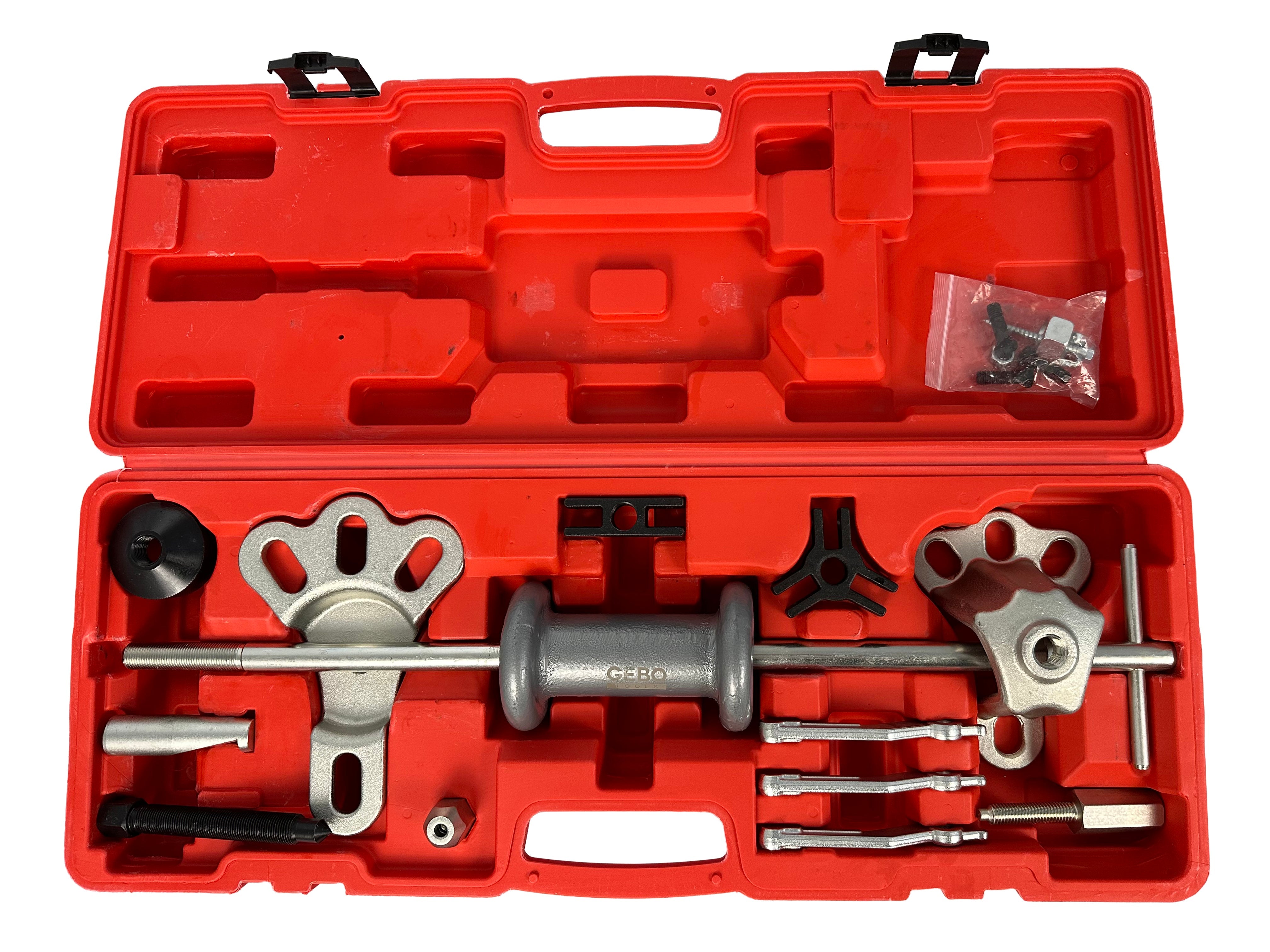 Set estrattore per mozzo con cuscinetto ruota con martello scorrevole Gebo Tools