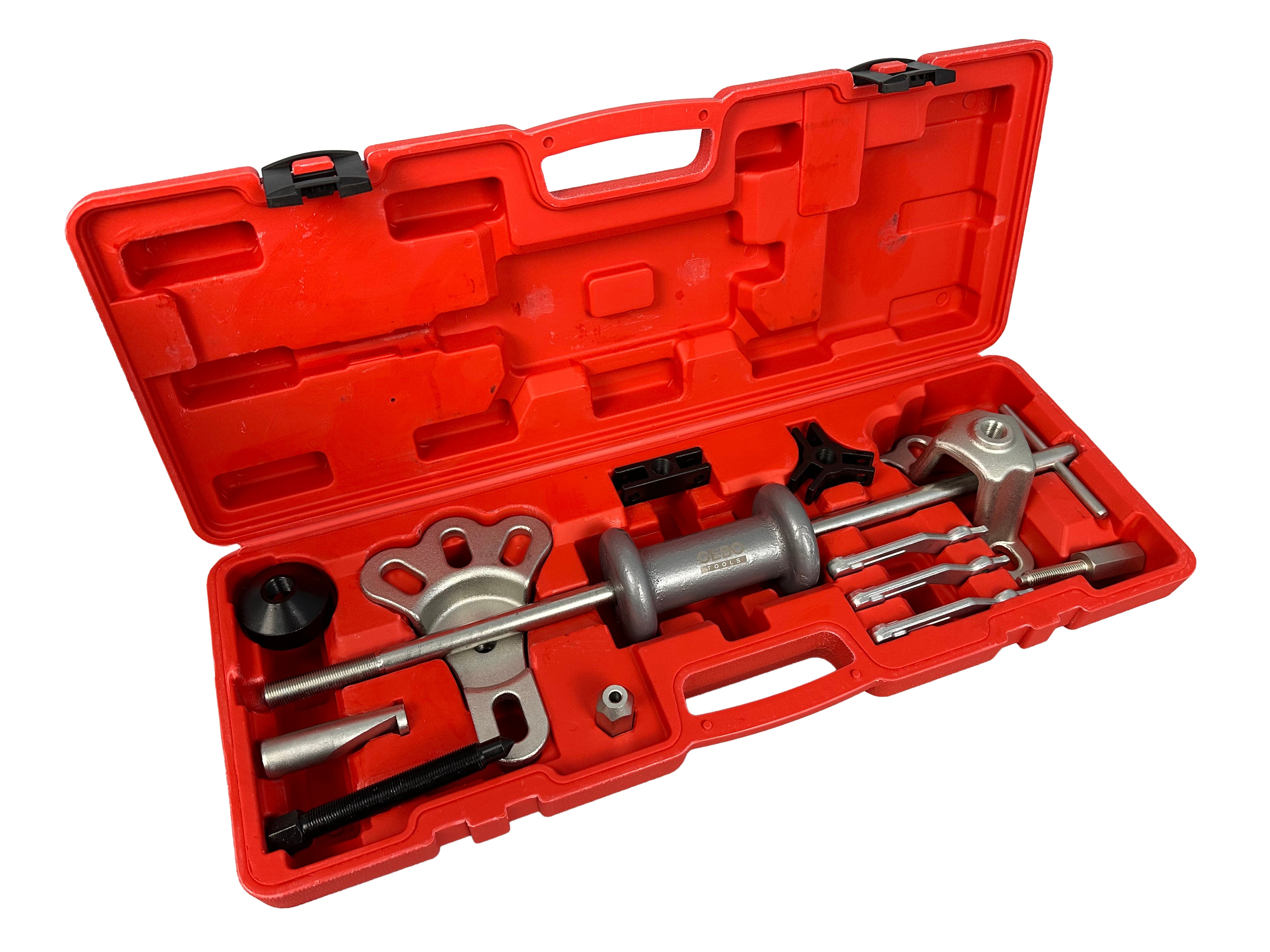 Set estrattore per mozzo con cuscinetto ruota con martello scorrevole Gebo Tools