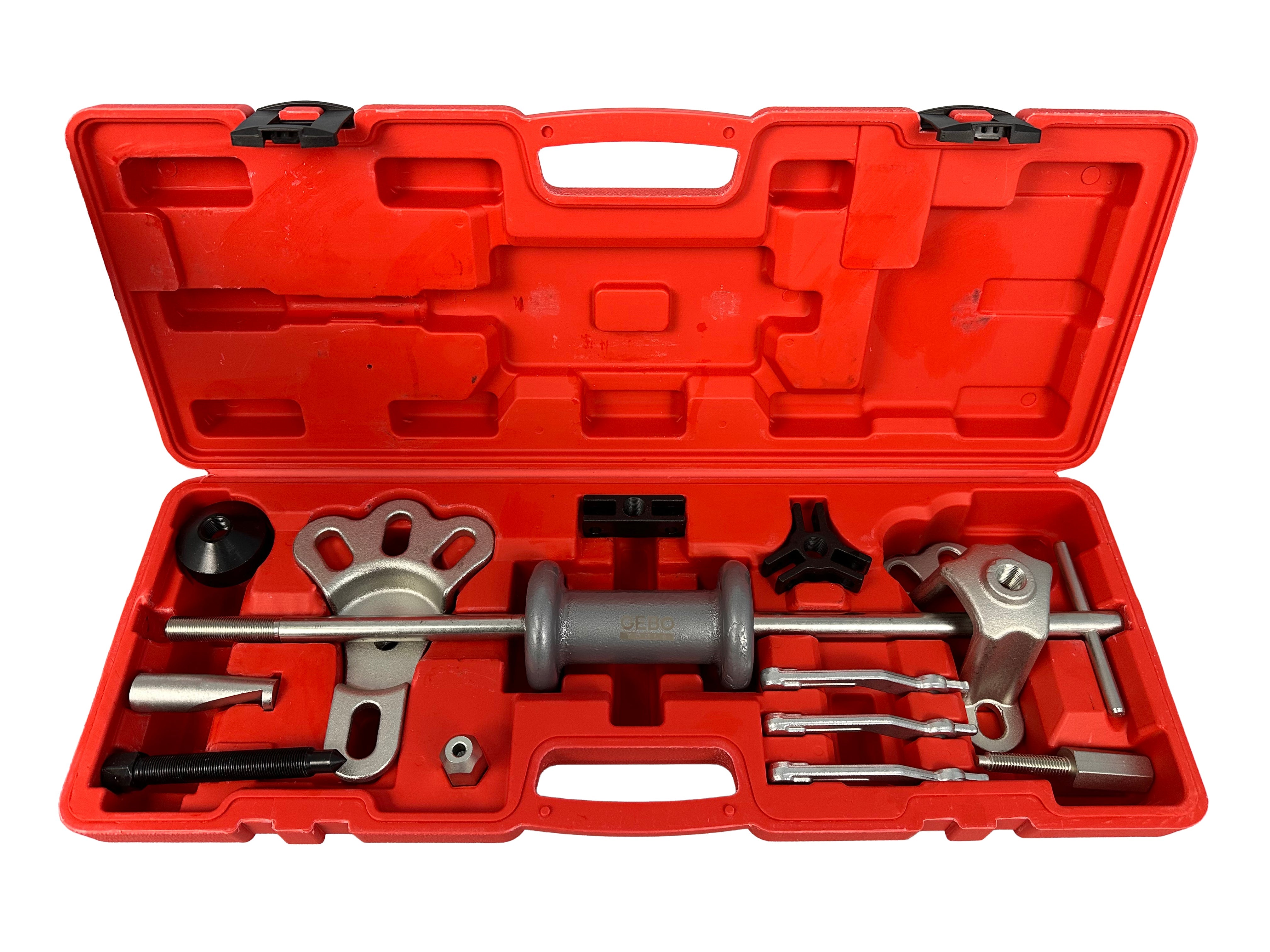 Set estrattore per mozzo con cuscinetto ruota con martello scorrevole Gebo Tools