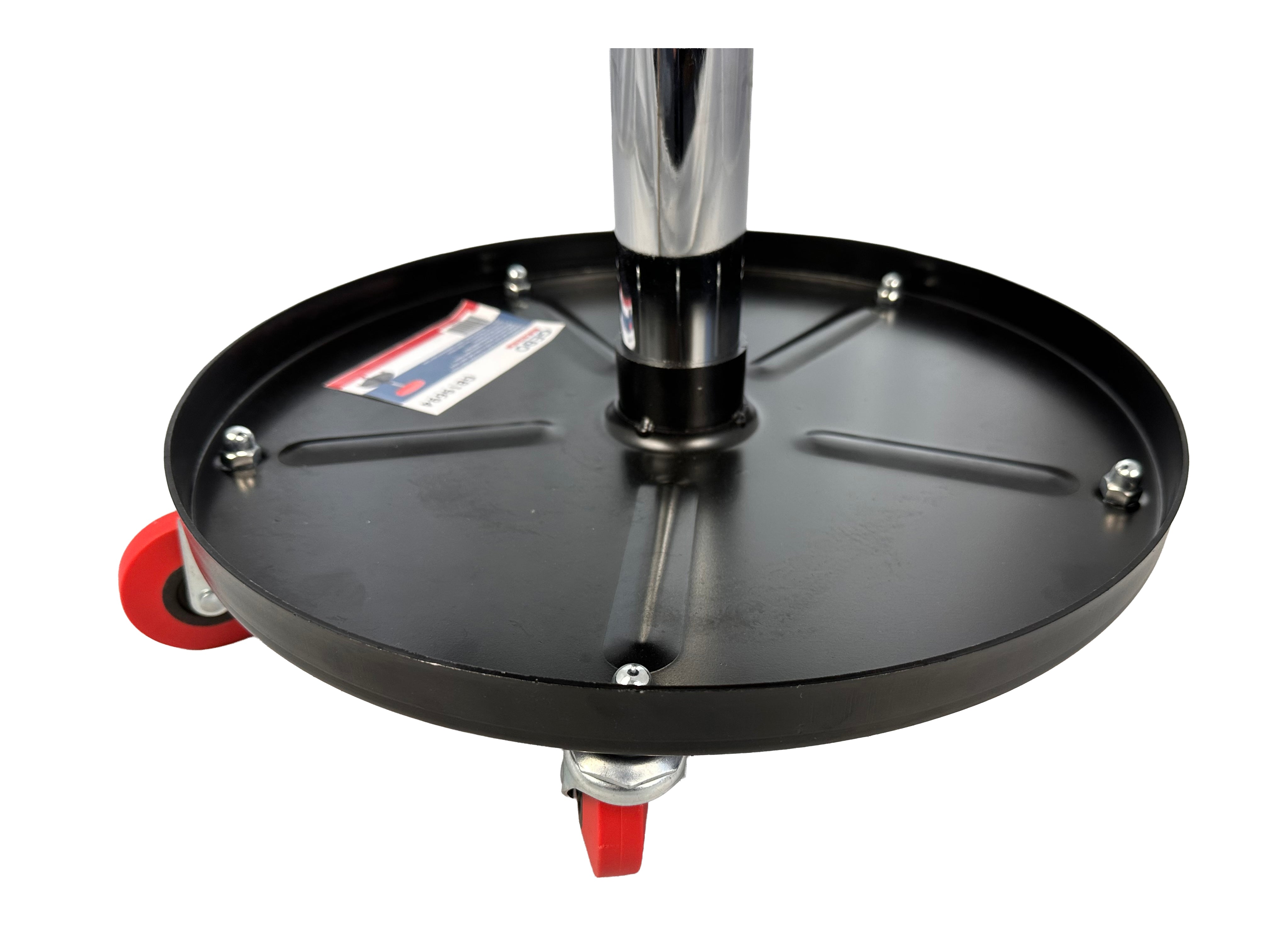 Sgabello per officina regolabile in altezza, sgabello di montaggio, carrello meccanico con ripiano porta-attrezzi, sgabello da officina, sgabello meccanico garage, Gebo Tools