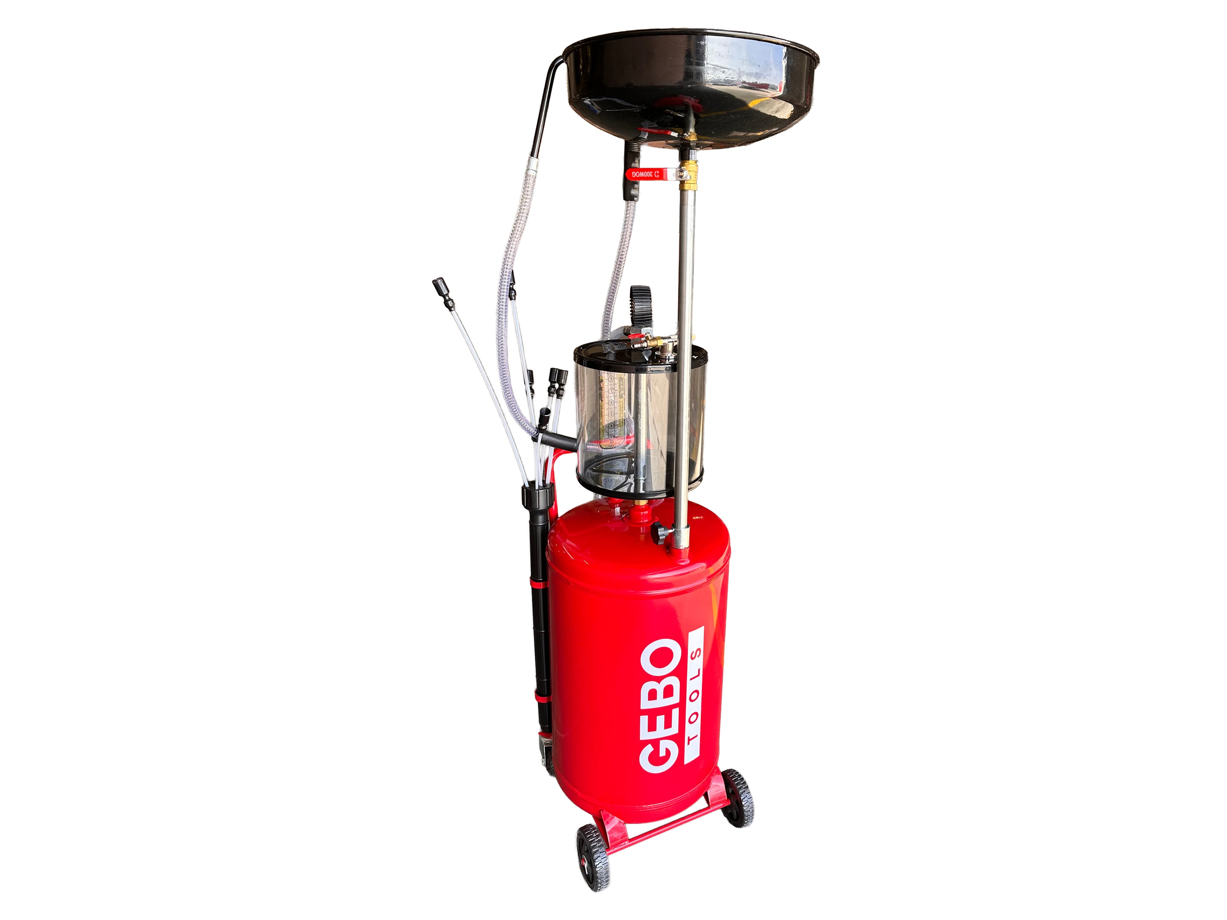 Aspiratore olio esausto 80 litri recuperatore per cambio olio motore, Gebo Tools