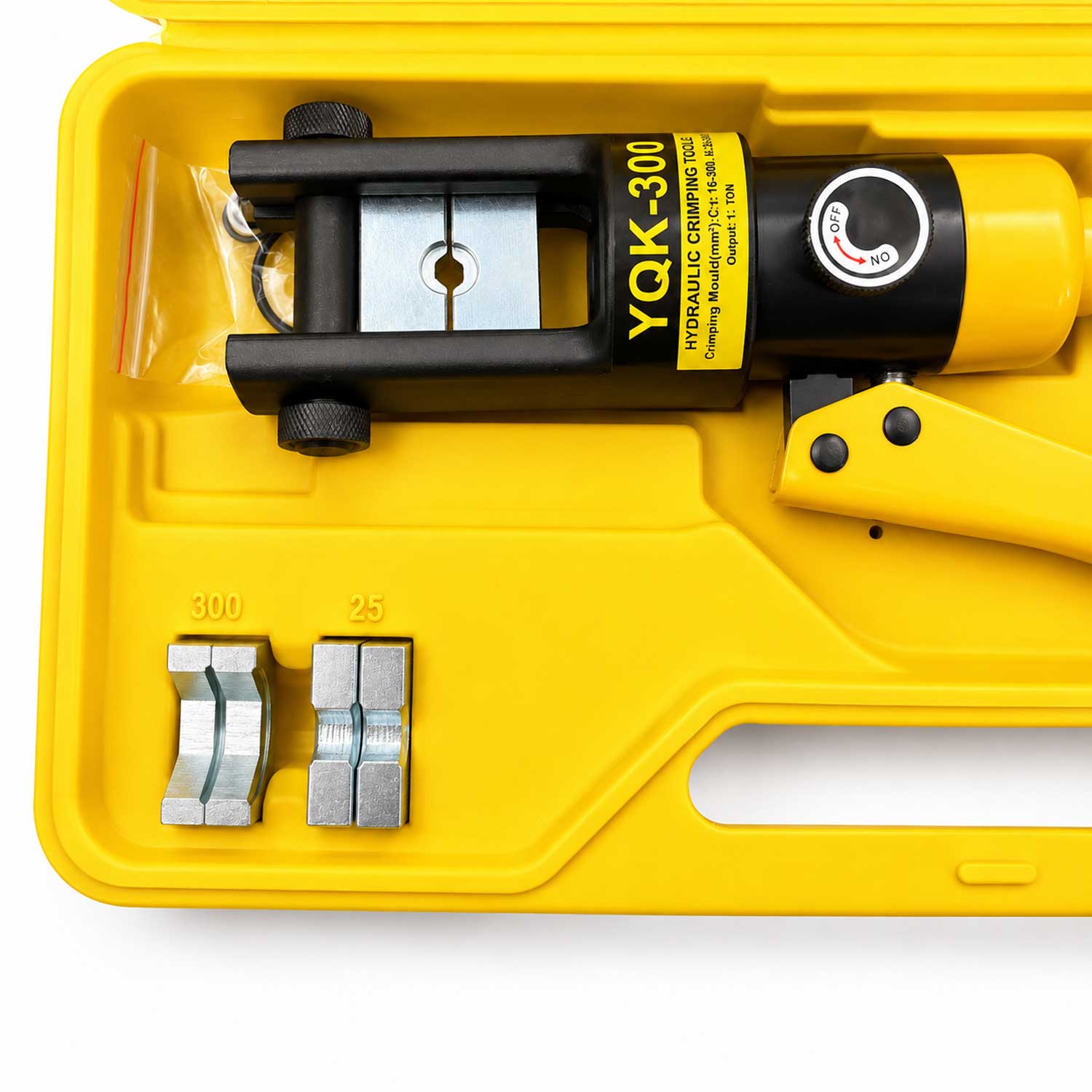 Pinza crimpatrice idraulica manuale , kit-set pressatrice con ganasce intercambiabili da 16–300 mm², 13 tonnellate Gebo Tools