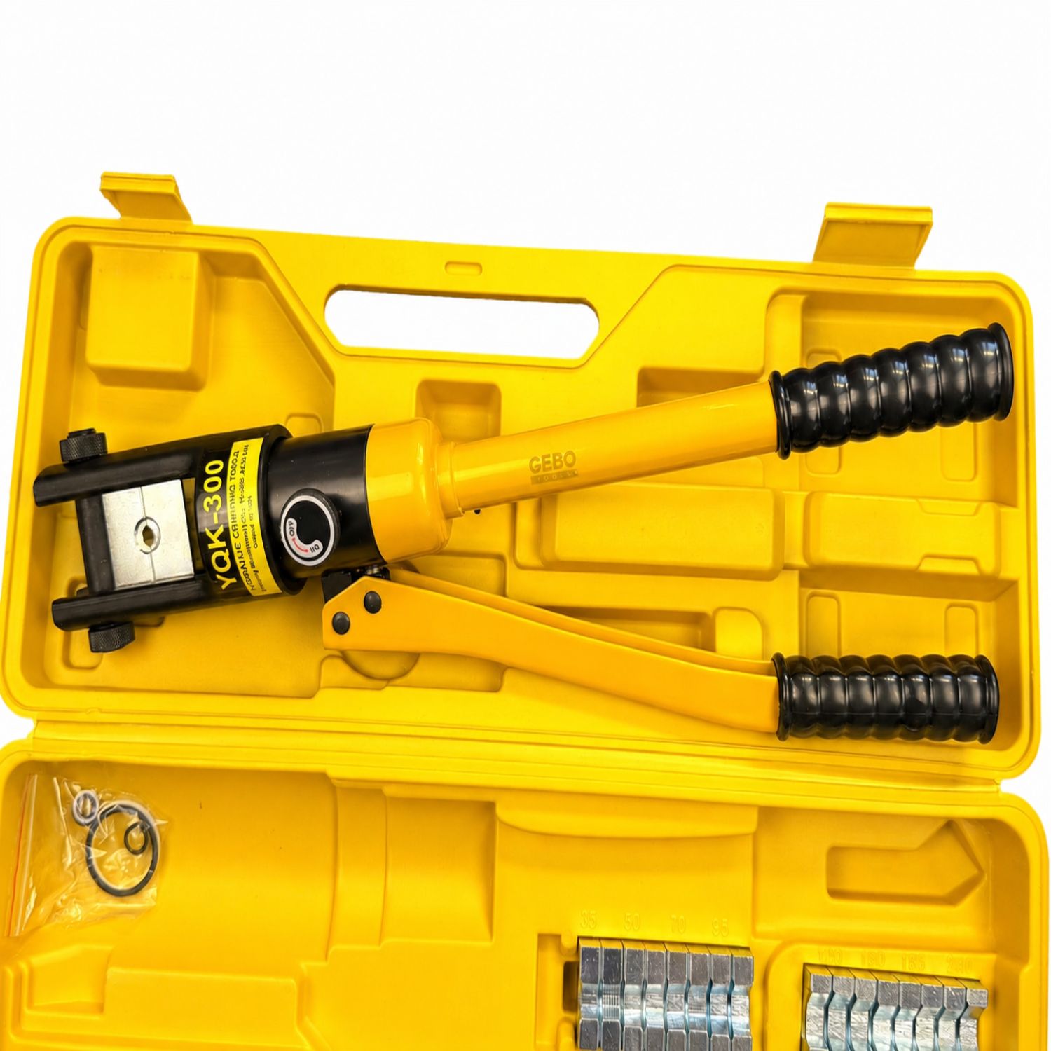 Pinza crimpatrice idraulica manuale , kit-set pressatrice con ganasce intercambiabili da 16–300 mm², 13 tonnellate Gebo Tools