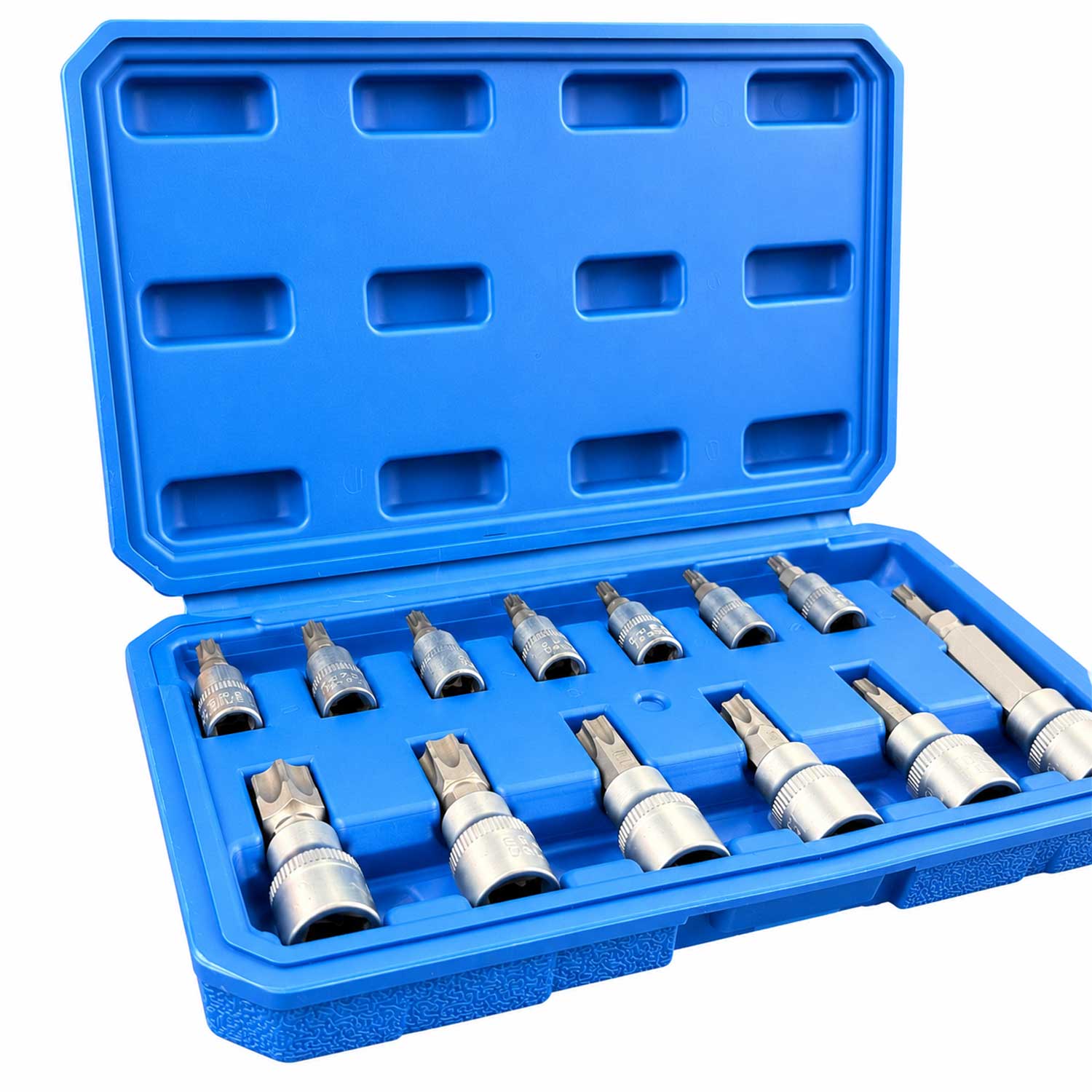Set-kit inserti Torx ,profilo TS, TS8-TS60 ,12 pezzi Gebo Tools