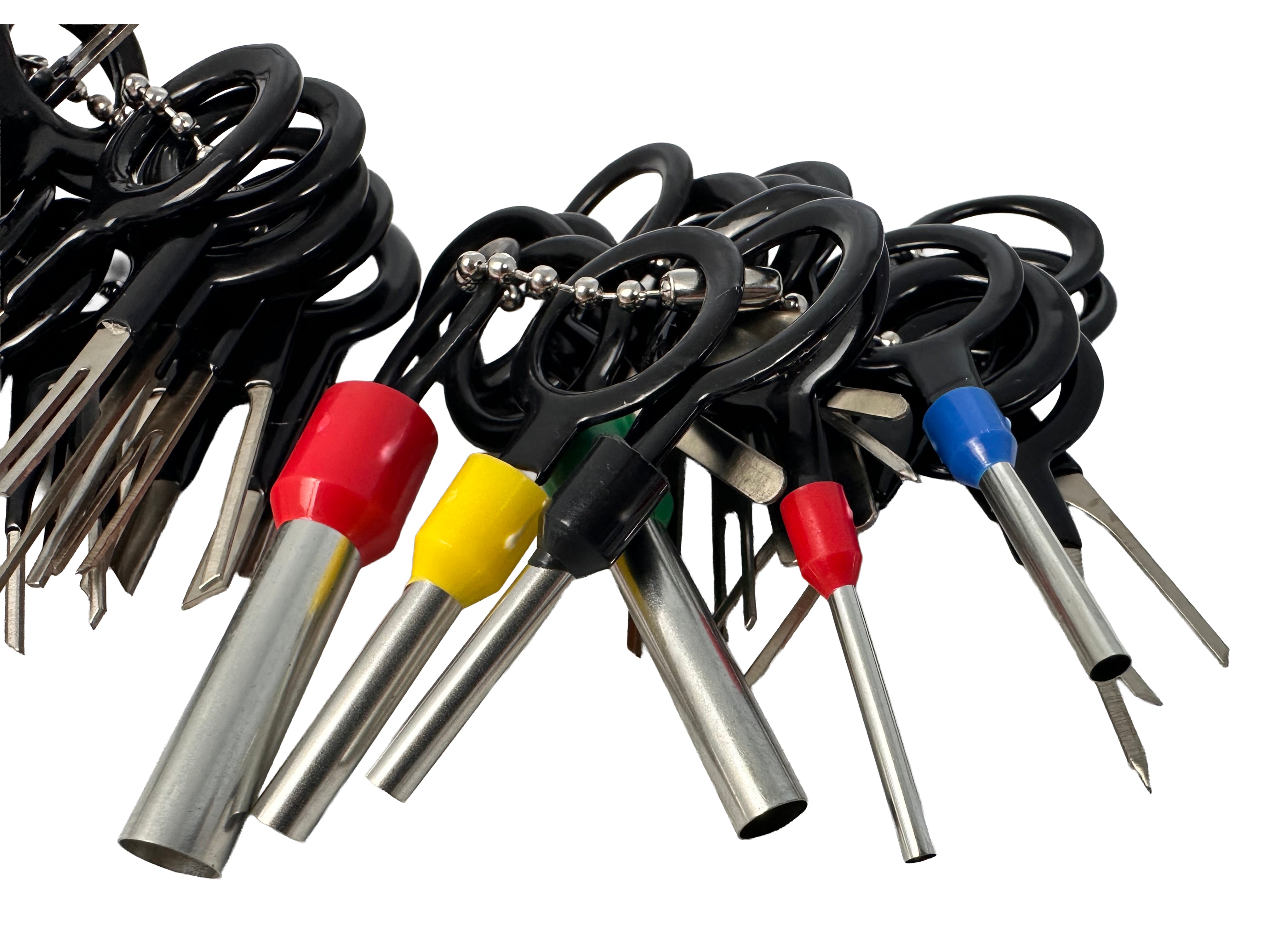 Strumenti di rimozione terminale, connettore per auto elettrico, PIN estrattore, riparazione strumenti chiave set, per connettori crimpare per cablaggio elettrico auto per riparazione auto, 38 pezzi Gebo Tools