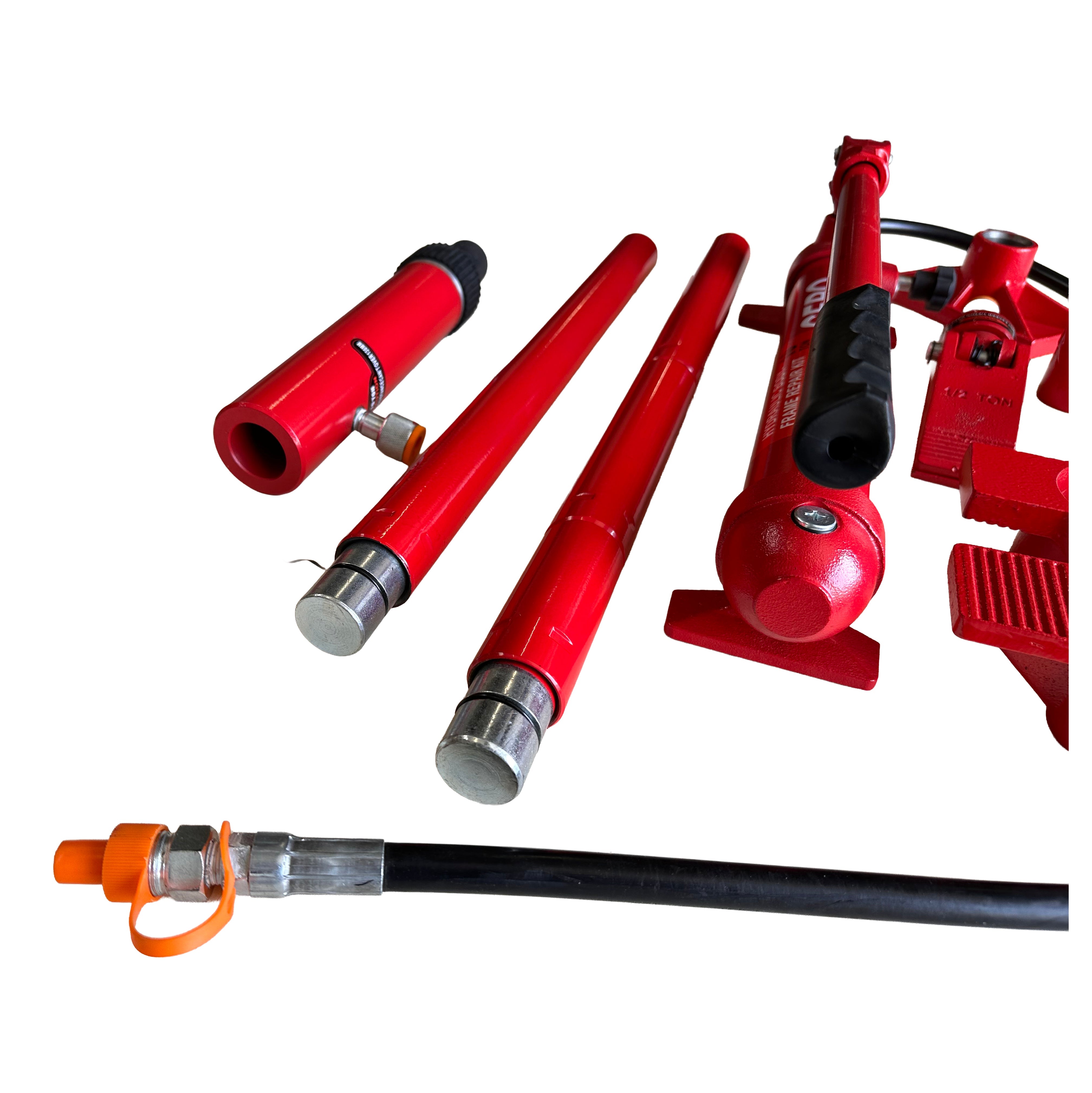 Kit per la raddrizzatura e la rimozione delle ammaccature della carrozzeria, kit per riparazione carrozzeria auto, idraulico, 10 tonnellate, 15 pezzi Gebo Tools