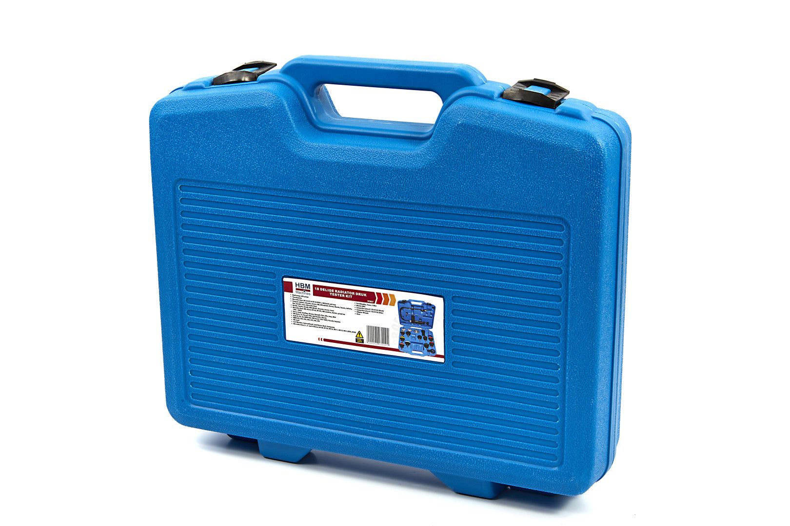 Universale radiatore pressione tester kit, set di tester per sistema di raffreddamento, strumento ad aria compressa per auto, test pressione sistemi di raffreddamento, blu, 18 pezzi