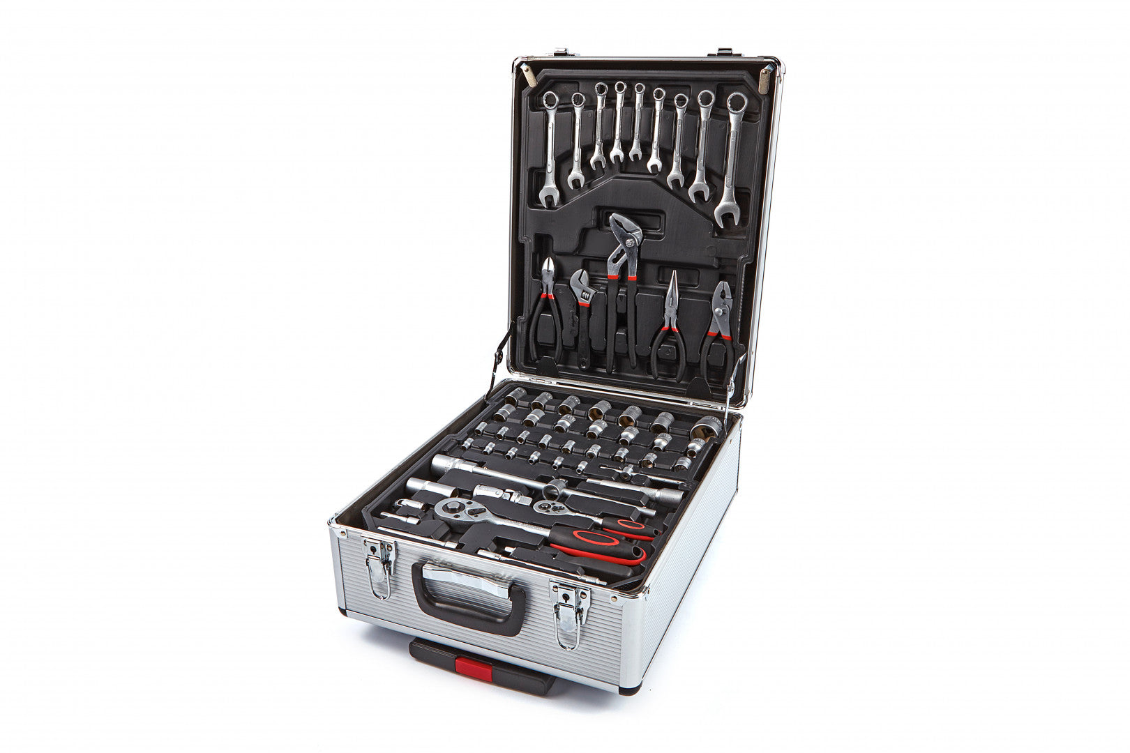 599 set di attrezzi trolley, valigia alluminio e acciaio al carbonio, porta utensili, portautensili, cassetta, valigetta da lavoro, attrezzi da lavoro, trolley porta attrezzo