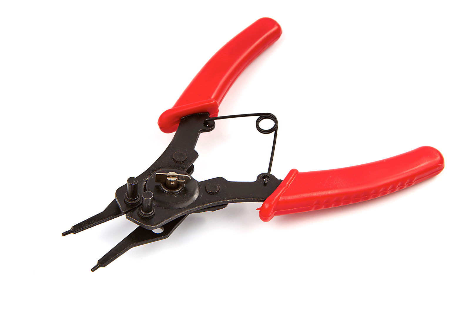 Pinza per anelli Seeger con teste intercambiabili