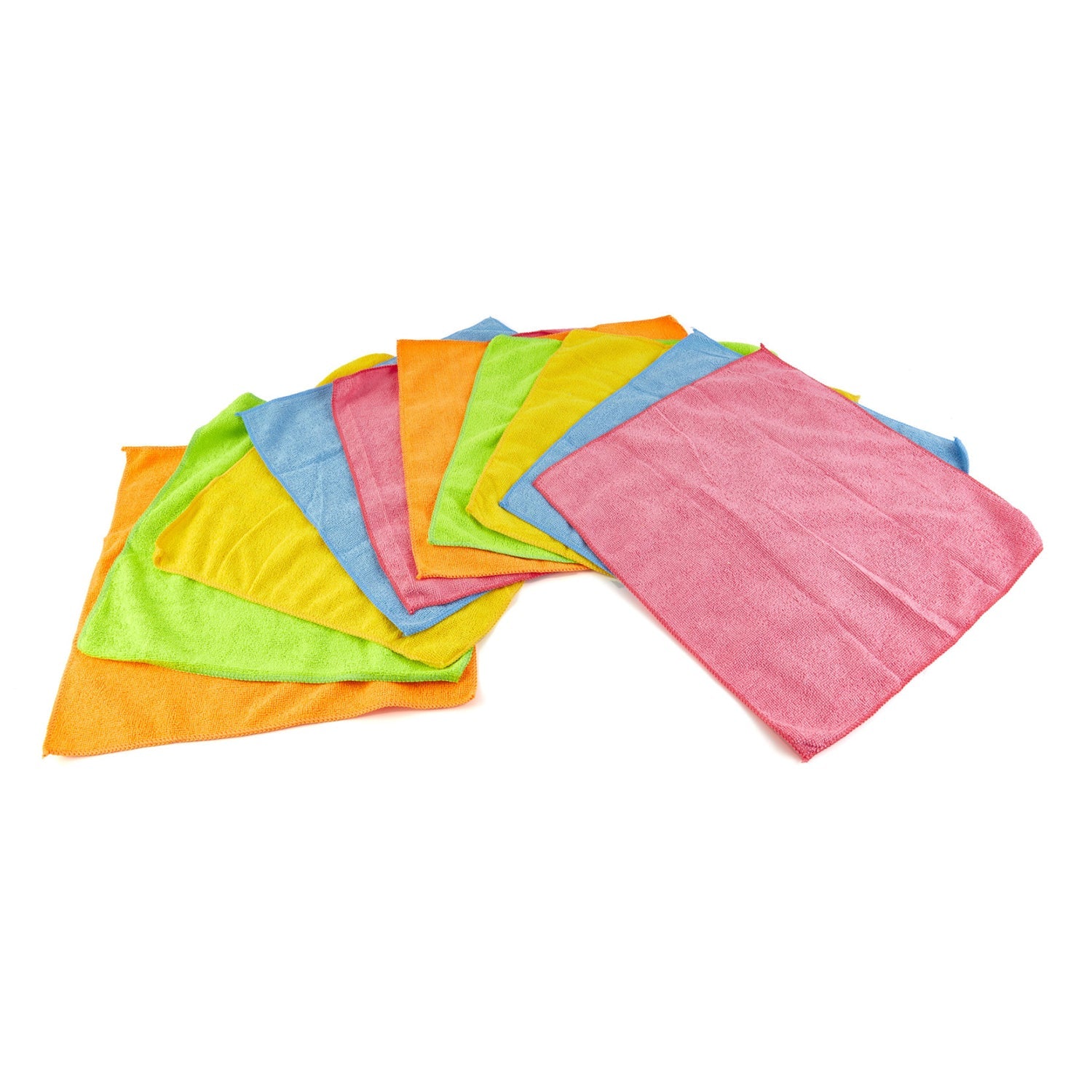 Set panni in microfibra multicolore professionali, panni microfibra multiuso, strofinacci cucina ultra assorbenti, panno asciugatura auto professionale, panni morbidi cucina, 10 pezzi