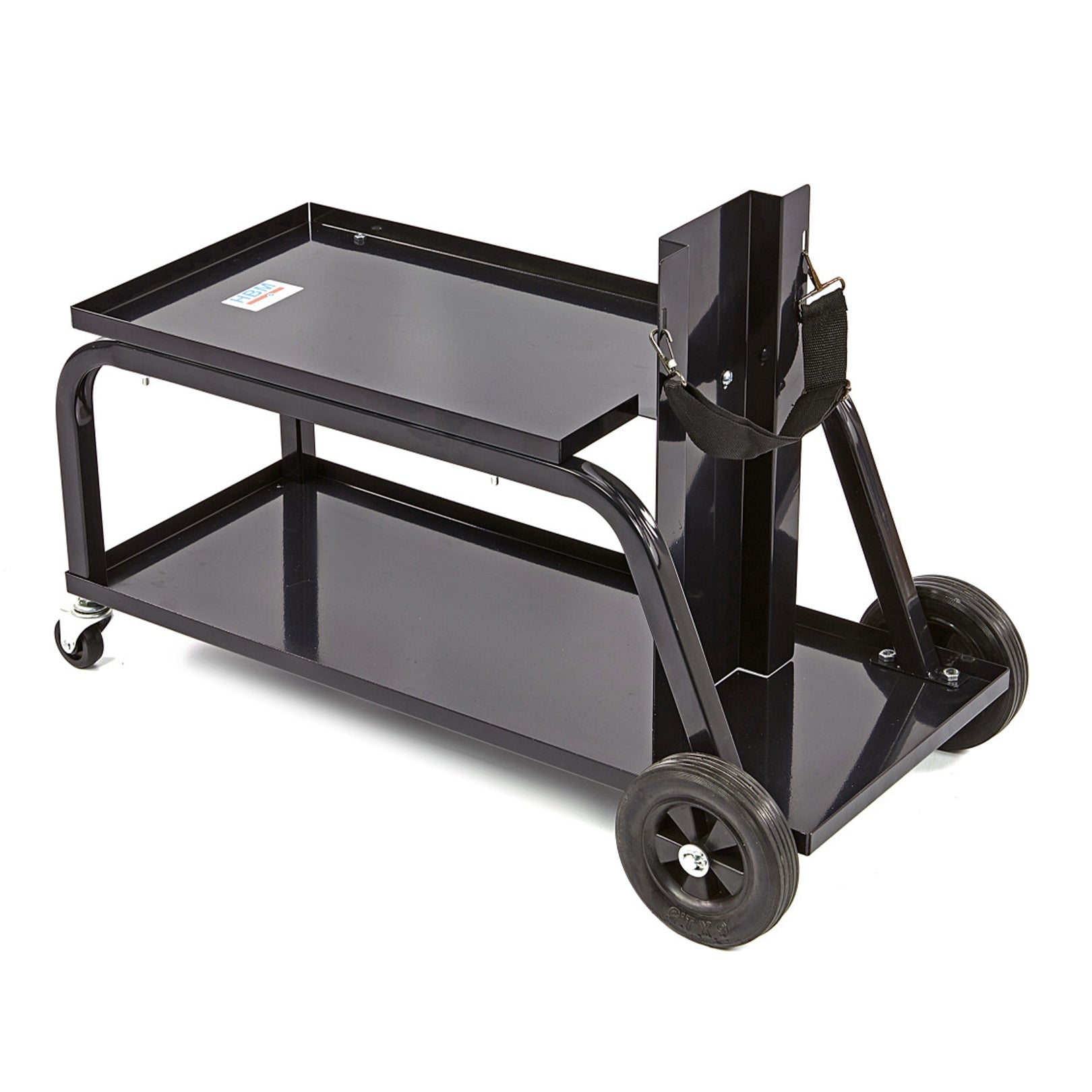 Carrello metallico per saldatura, trasporto saldatrice con ruote carico massimo 45 kg, stazione mobile per attrezzatura di saldatura da officina, HBM Machines Olanda