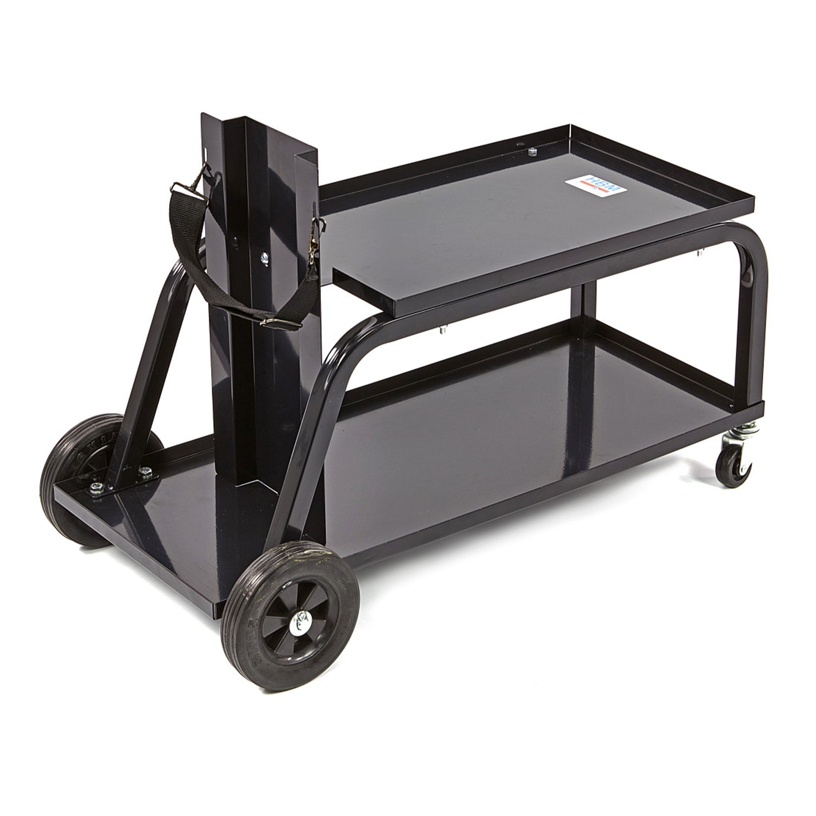 Carrello metallico per saldatura, trasporto saldatrice con ruote carico massimo 45 kg, stazione mobile per attrezzatura di saldatura da officina, HBM Machines Olanda