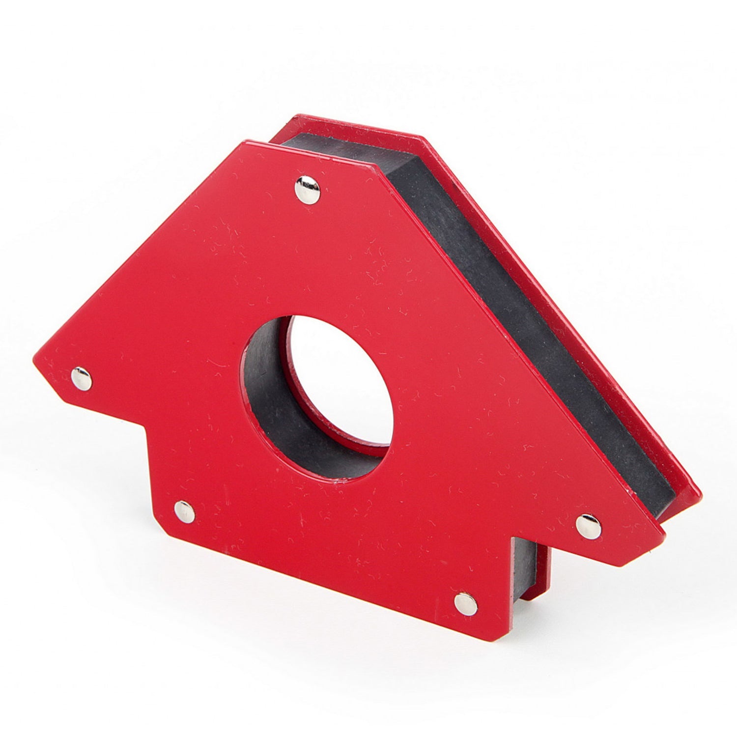 Squadra magnetica per saldatura, rosso, posizionatore supporto angolare calamita, 5 kg 100 x 150 mm, Premium Hbm Machines Olanda