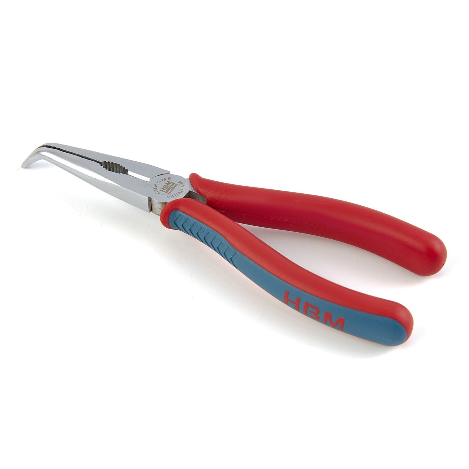 Pinza a becchi lunghi curvi 200 mm